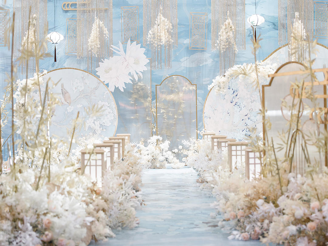 【佳韵一站式婚礼】新中式蓝色系主题婚礼