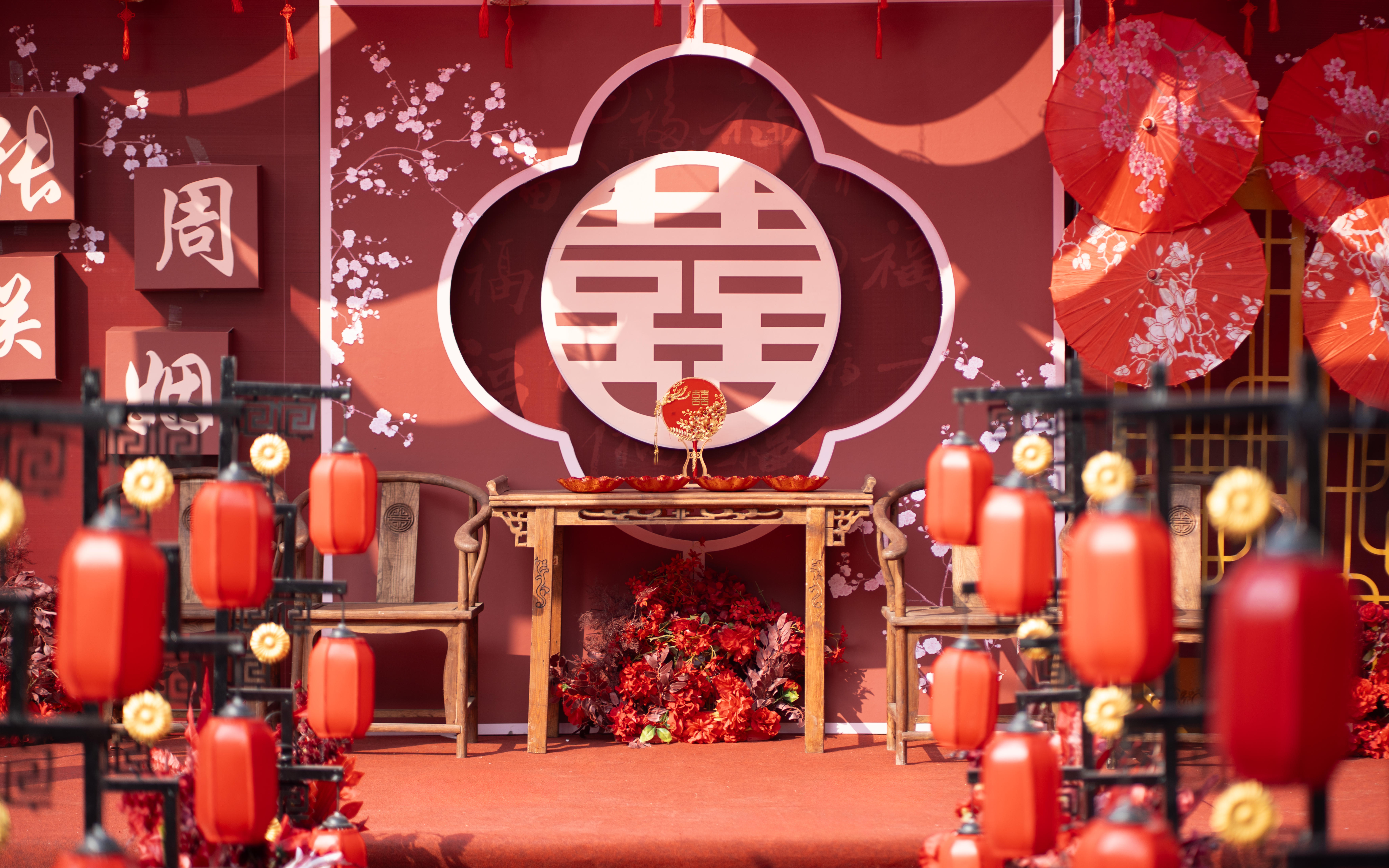 肖溪镇室外吊顶中式婚礼