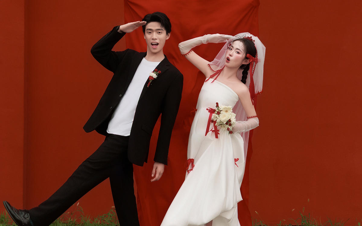 生命力MAX❗鲜活浪漫的喜嫁风婚纱照