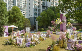 铂爵婚礼|紫色秘境花园婚礼