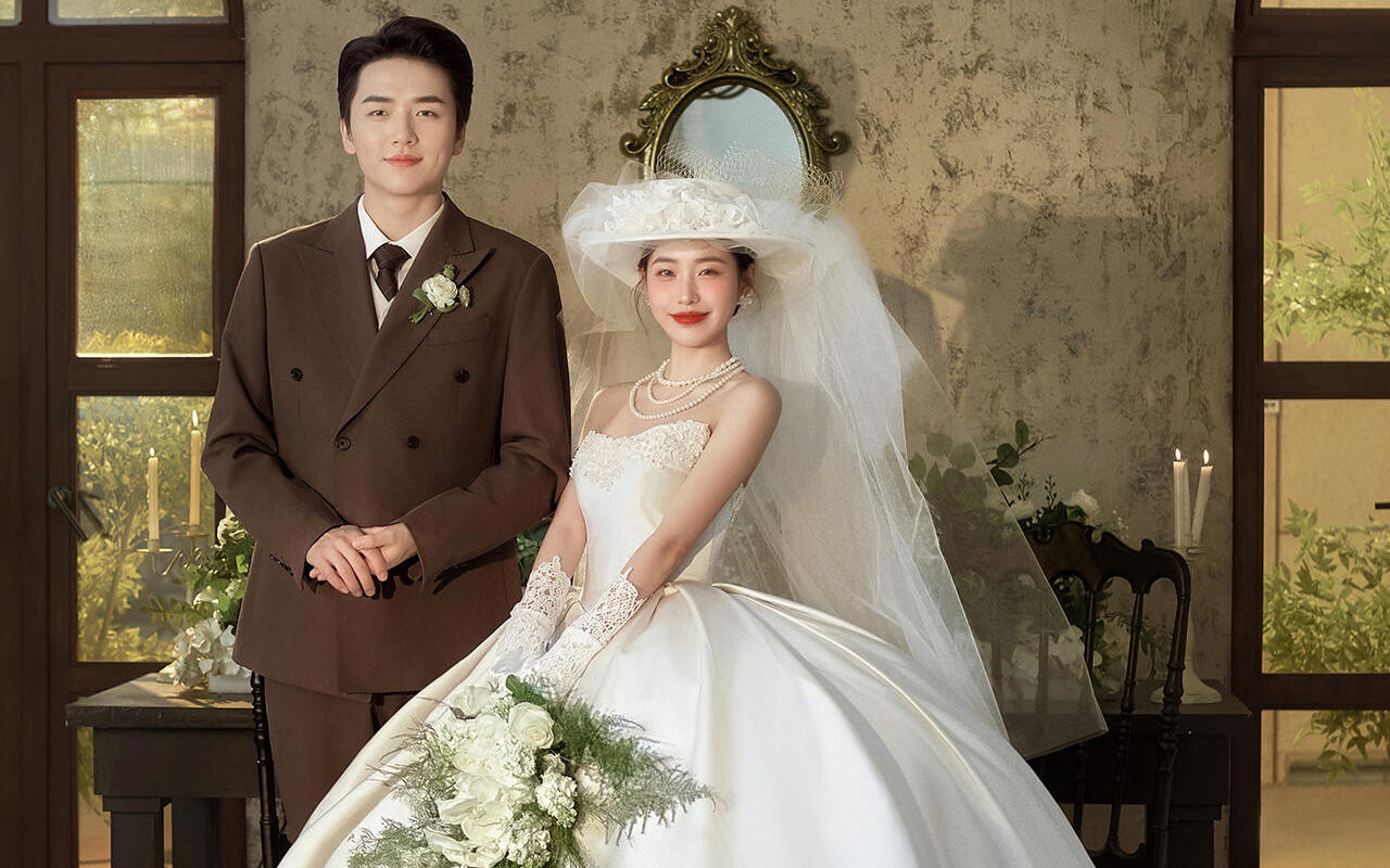 绝❗️复古法式婚纱照，拿捏高级感的神～