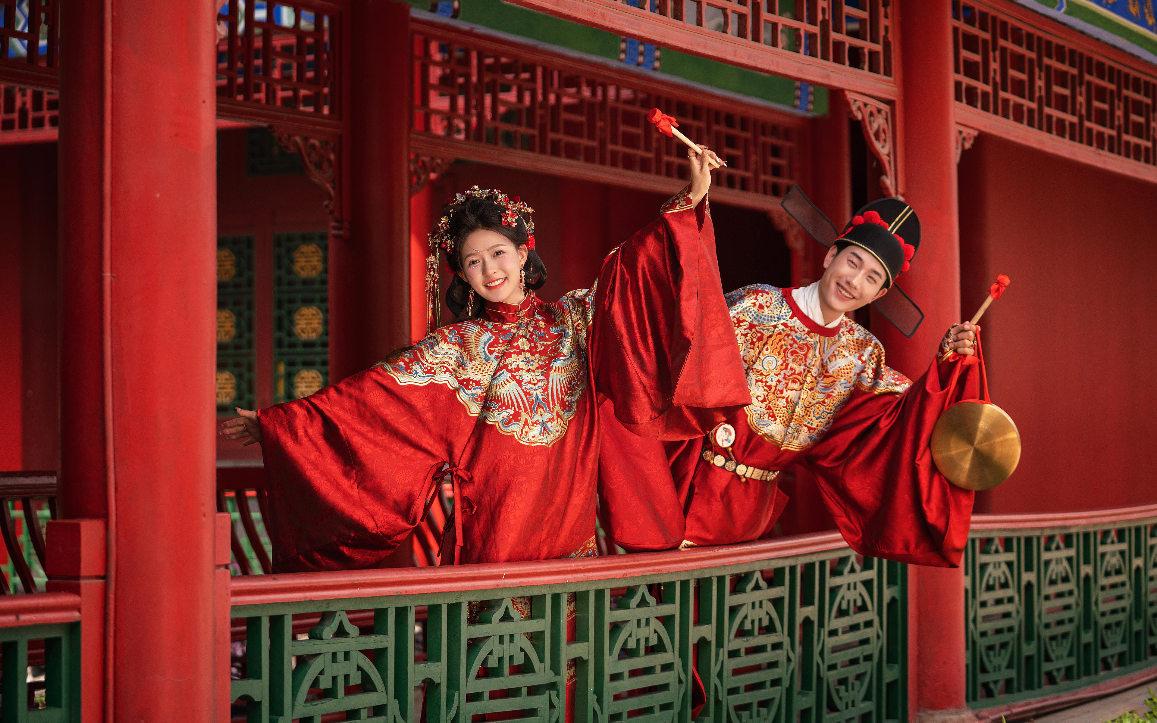 東方魅力 跨越時(shí)光的漢服婚紗照