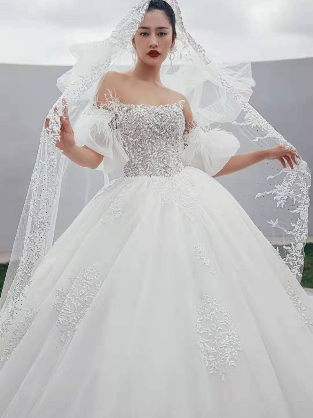 【婚纱租赁】新潮抹胸婚纱
