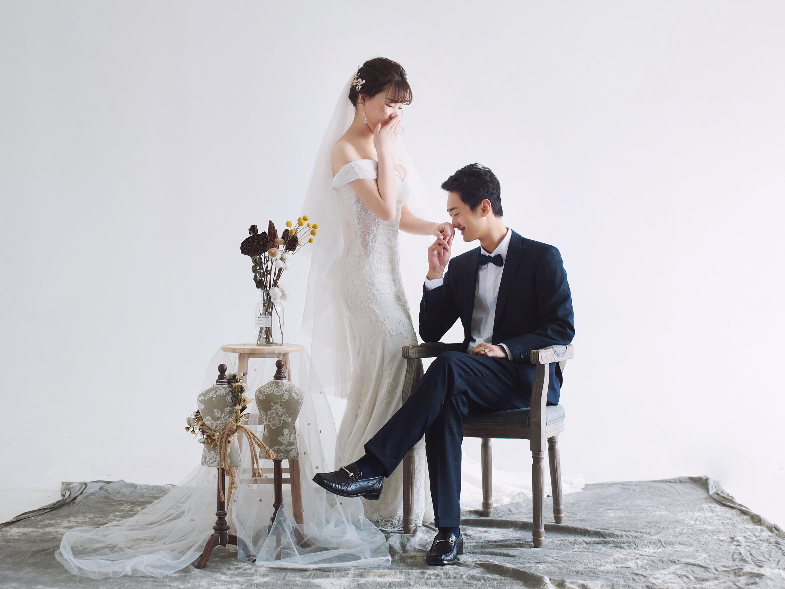 陆军礼服婚纱照图片(2)