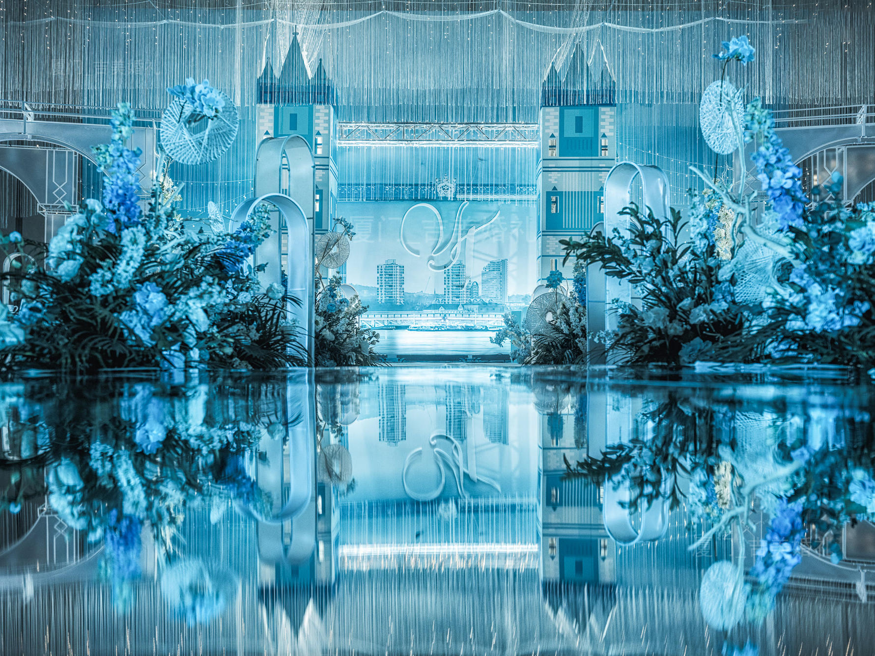 #吉美婚礼#冰蓝色系城堡梦幻唯美婚礼