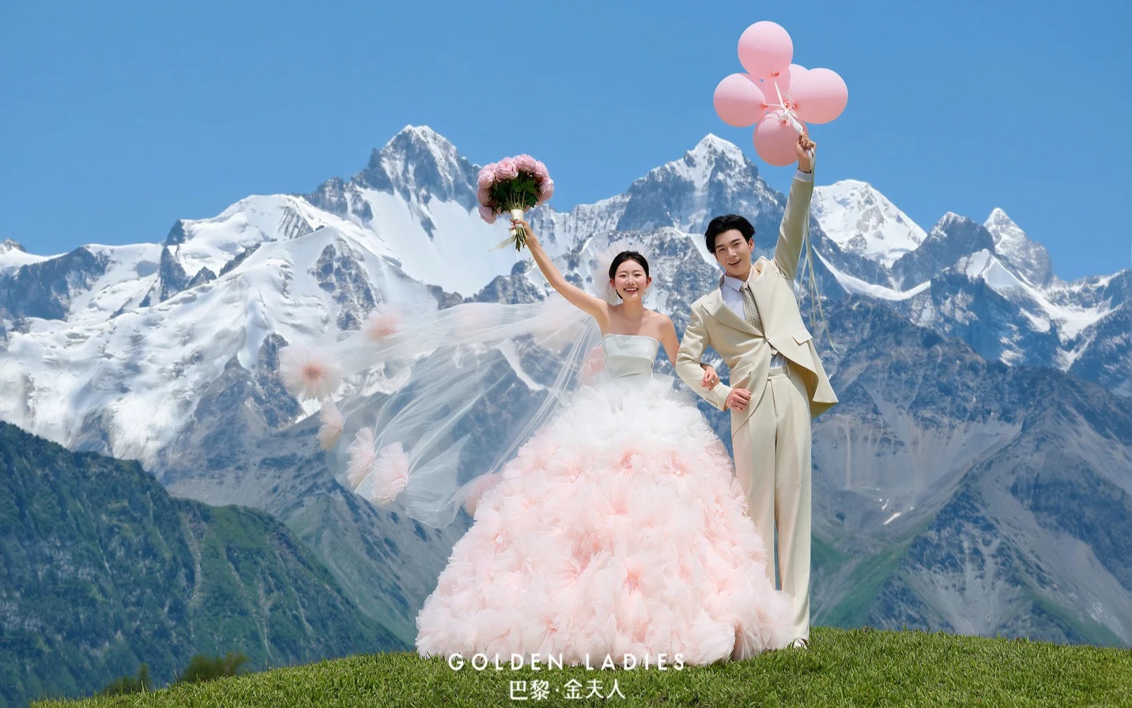 在沈阳！拍到超美目的地婚礼—雪山婚纱照！