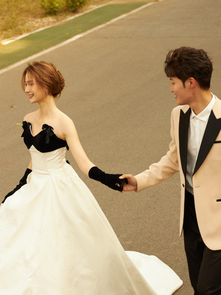 室外婚礼轻纱造型❤️