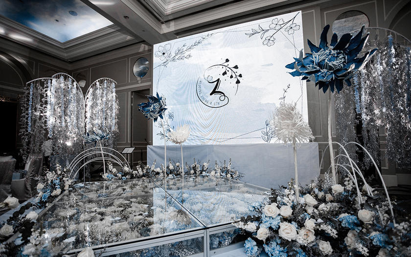 【唯典婚庆】蓝白梦幻婚礼