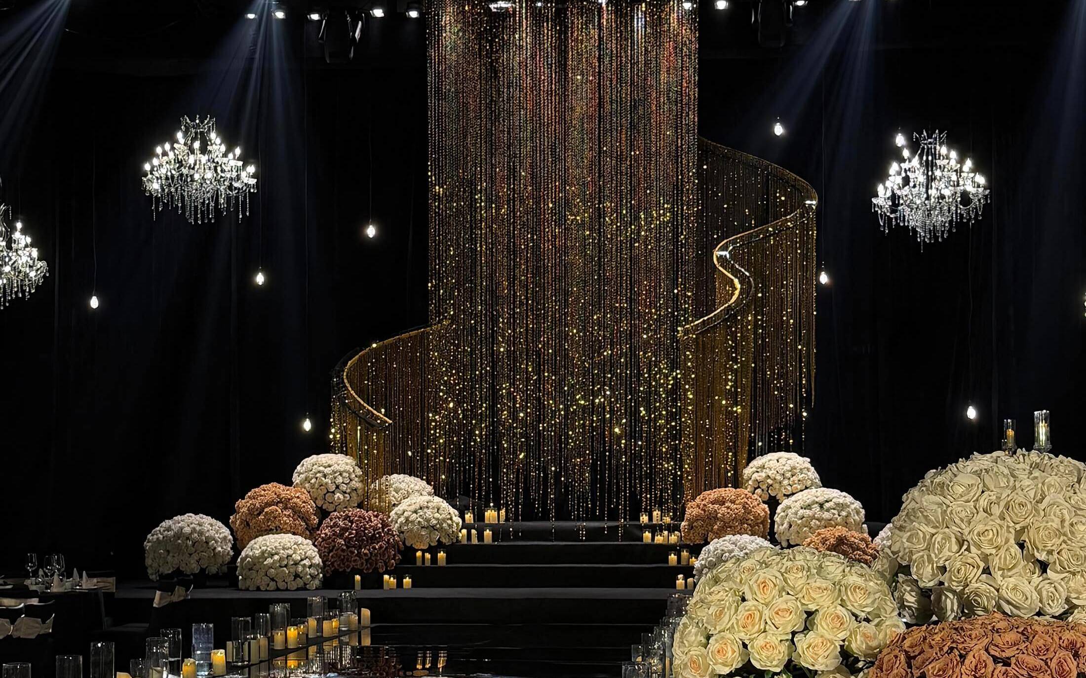 『初見婚禮定制』金色流光老錢風(fēng)婚禮