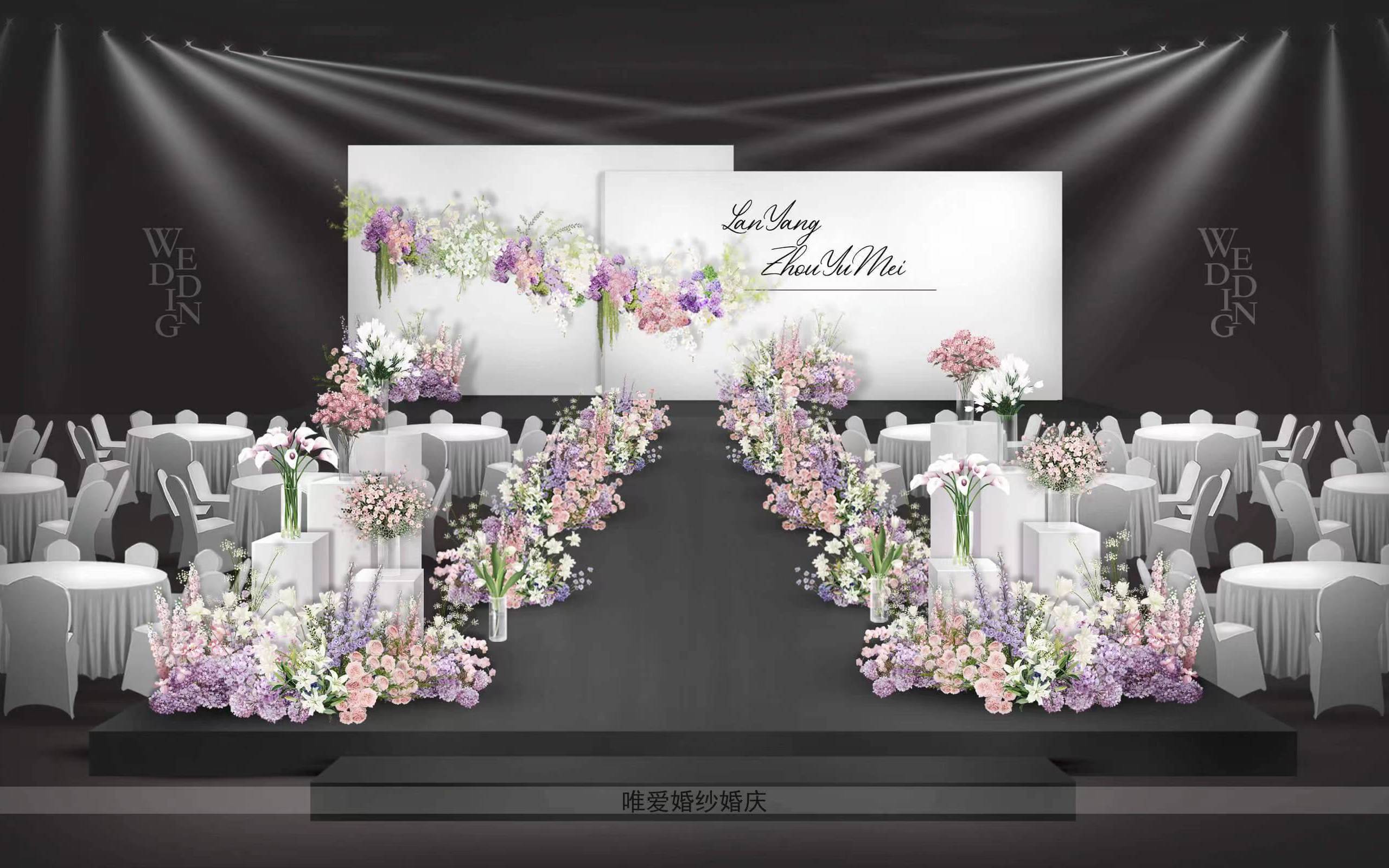 【唯爱婚礼】室内婚礼+四大金刚13999元