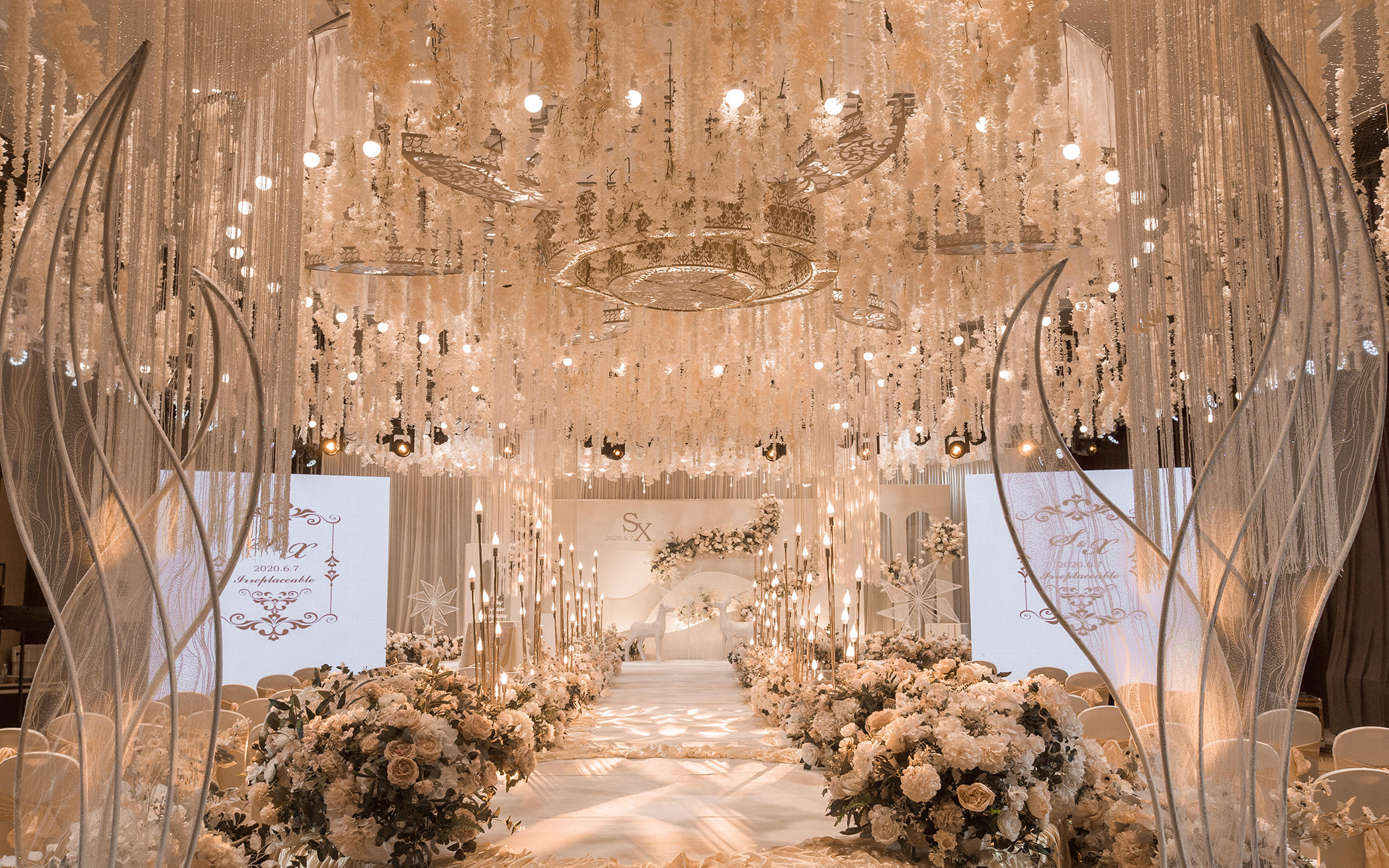 【铁西作品】轻奢香槟色主题婚礼