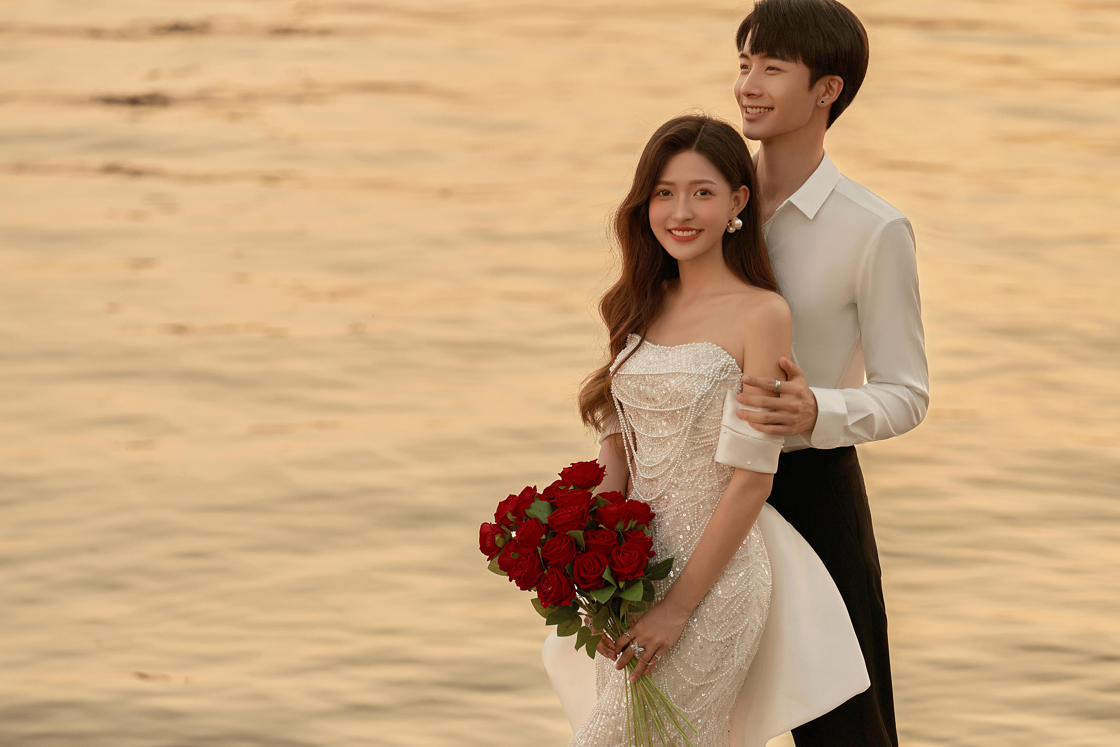 夕陽(yáng)婚紗照 | 愛在日落黃昏時(shí)??