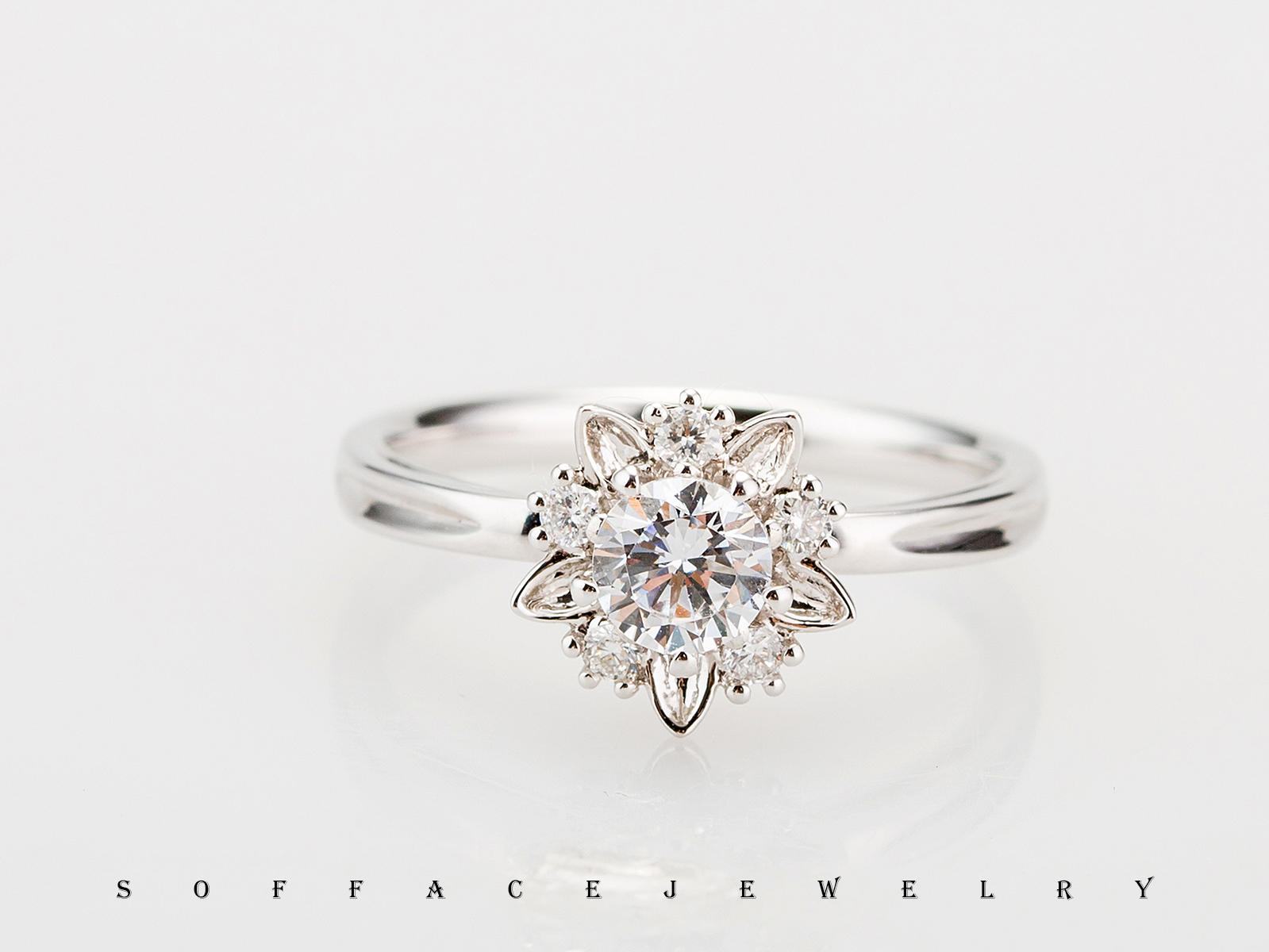 索菲斯 | 设计款钻戒 | 雪花