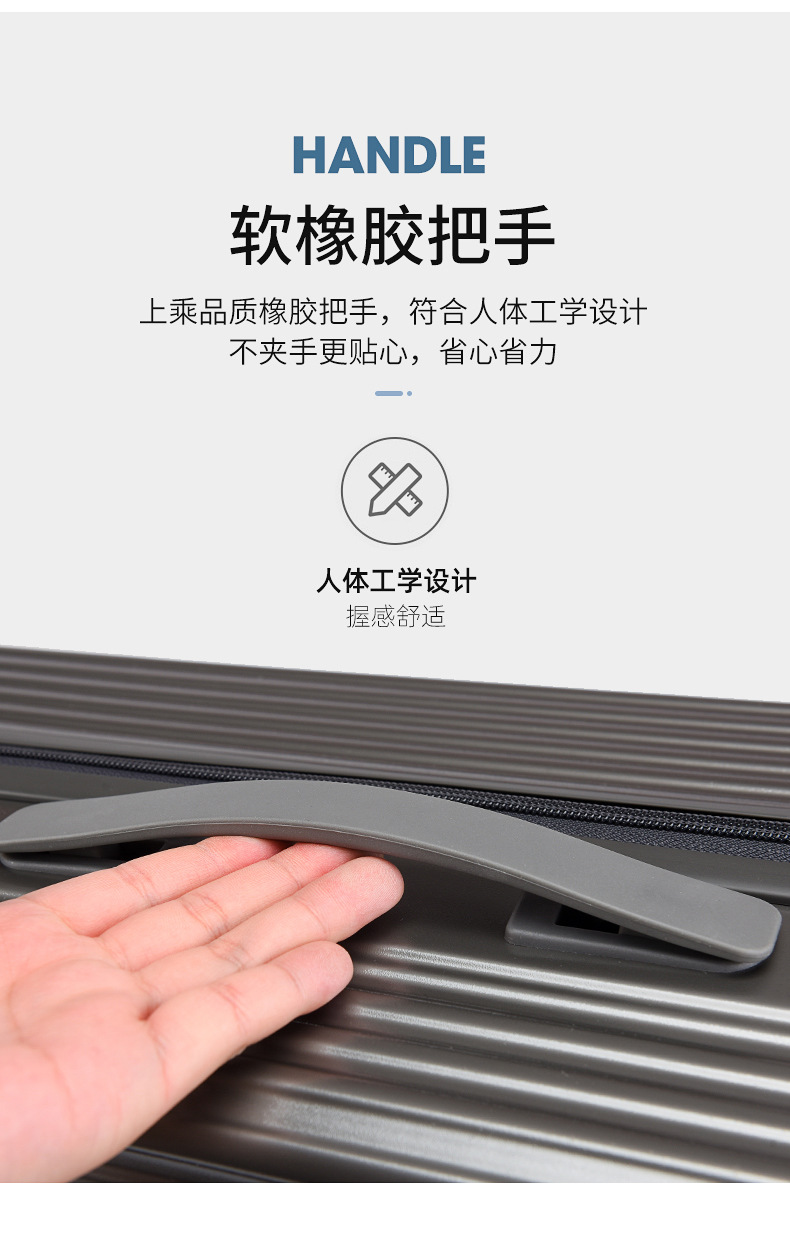 【送红色箱套】陪嫁箱子L-03 扩展+防爆拉链高档行李箱