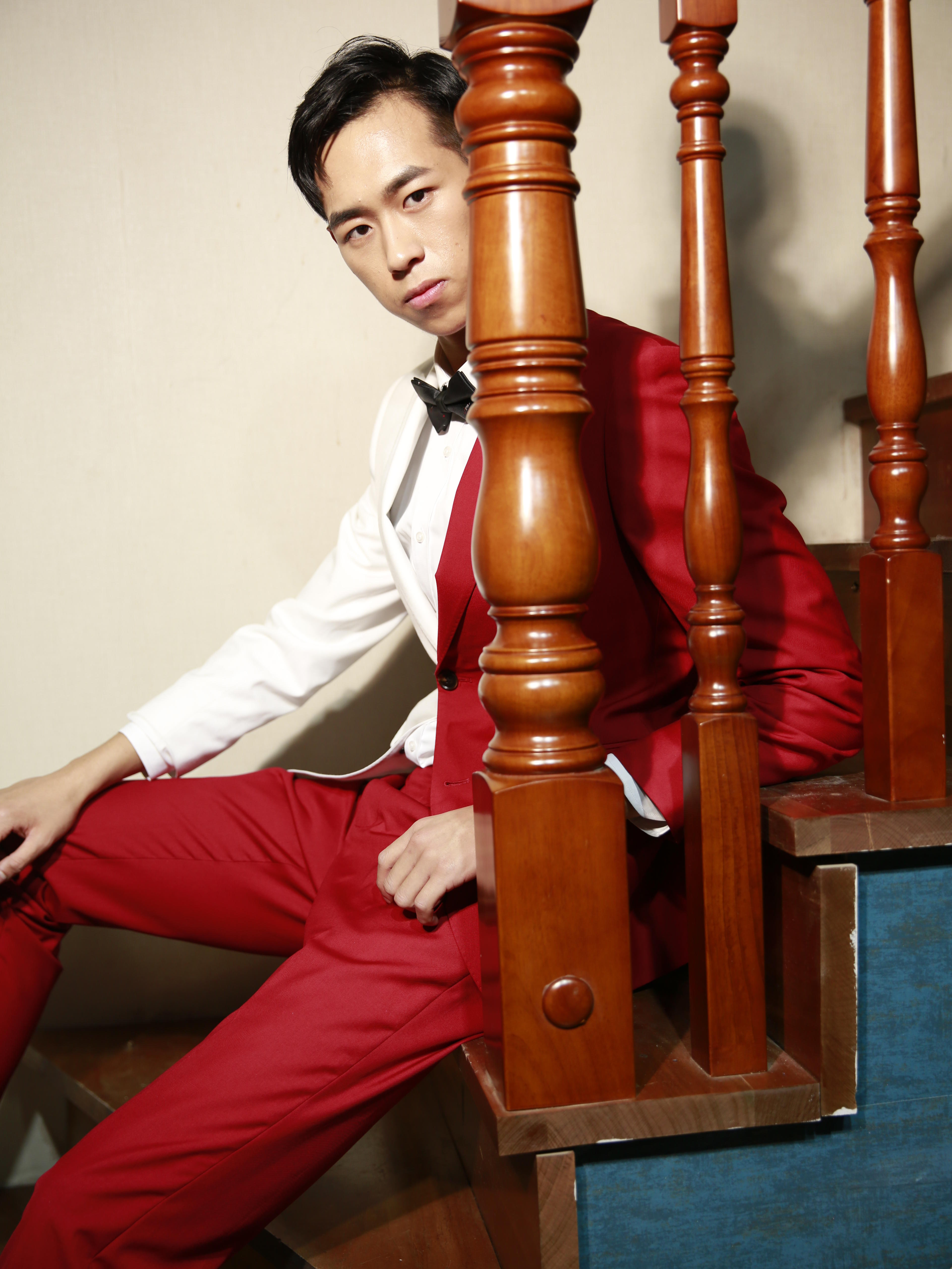 2020时装周红白拼色十件套