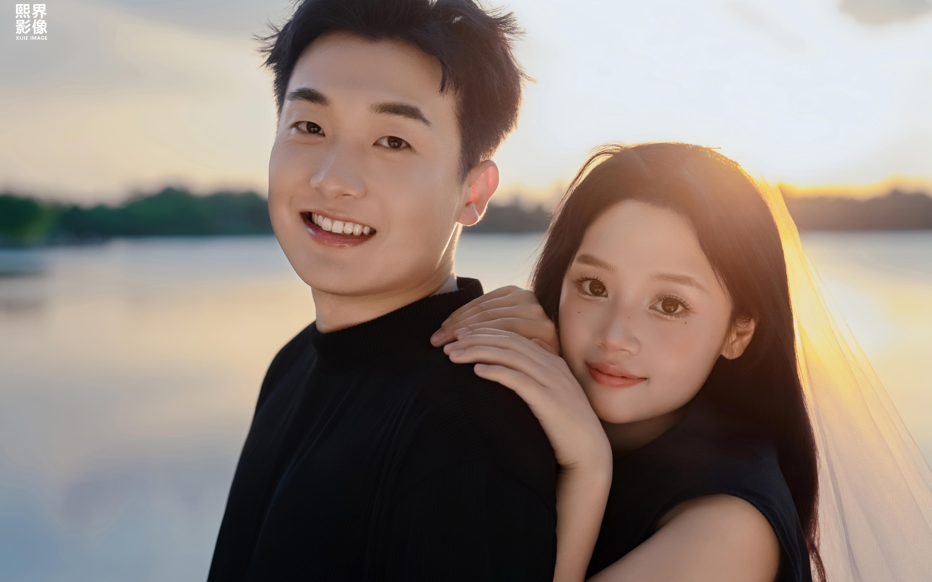 松弛且自由🍃感受不一样的湖边婚纱照