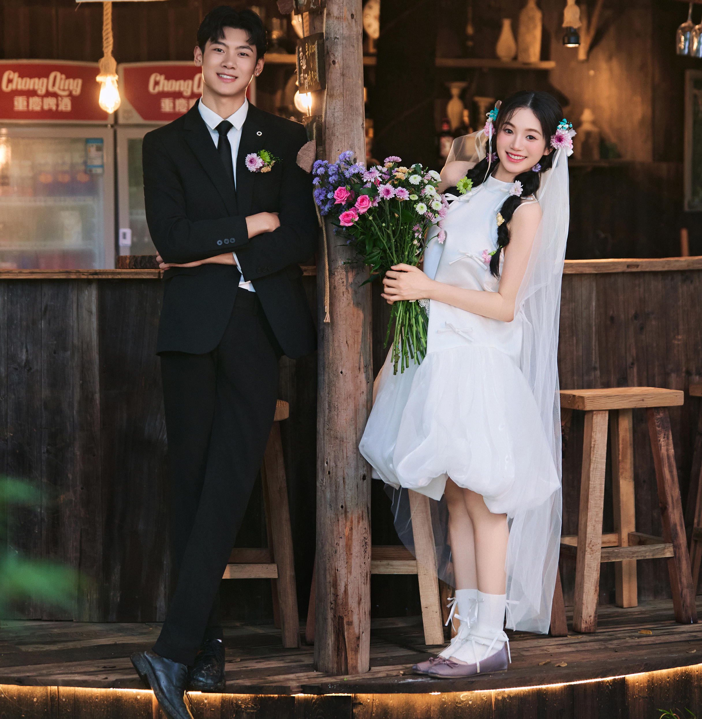 常德森系婚纱照！把童话婚礼搬进现实