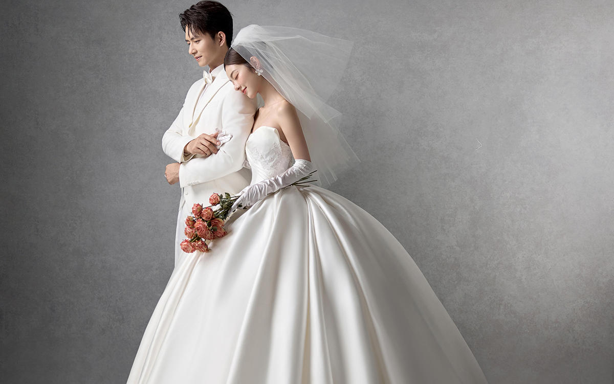 韩式高定内景婚纱照