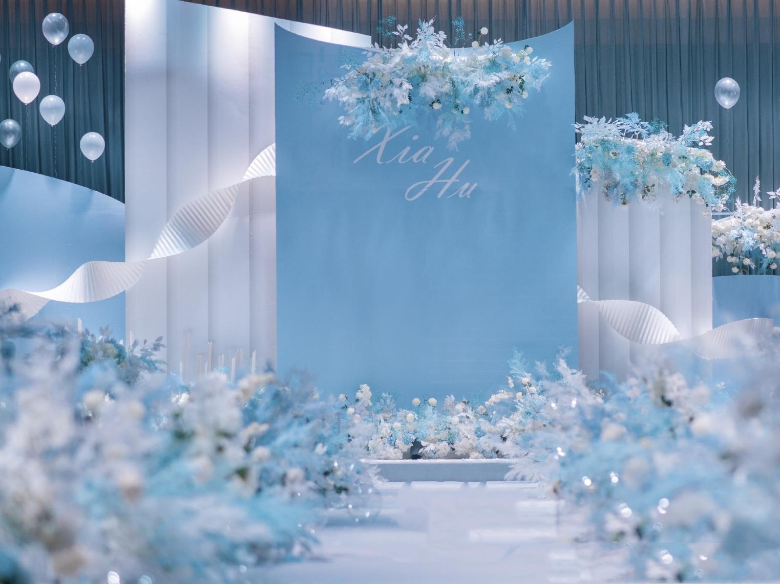 登对#雾霾蓝新流行#浪漫主义婚礼