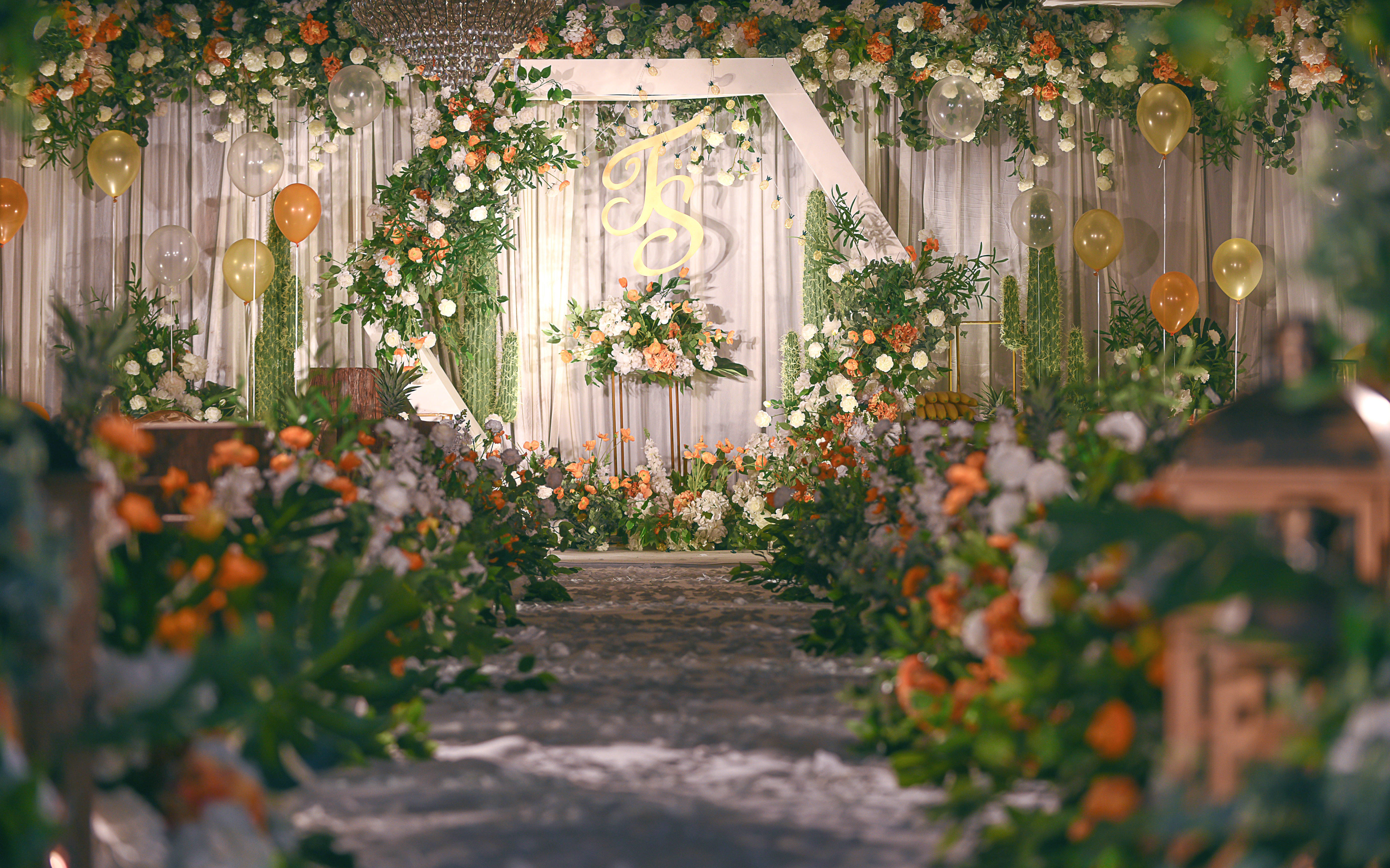 玫瑰婚礼   暖橘    