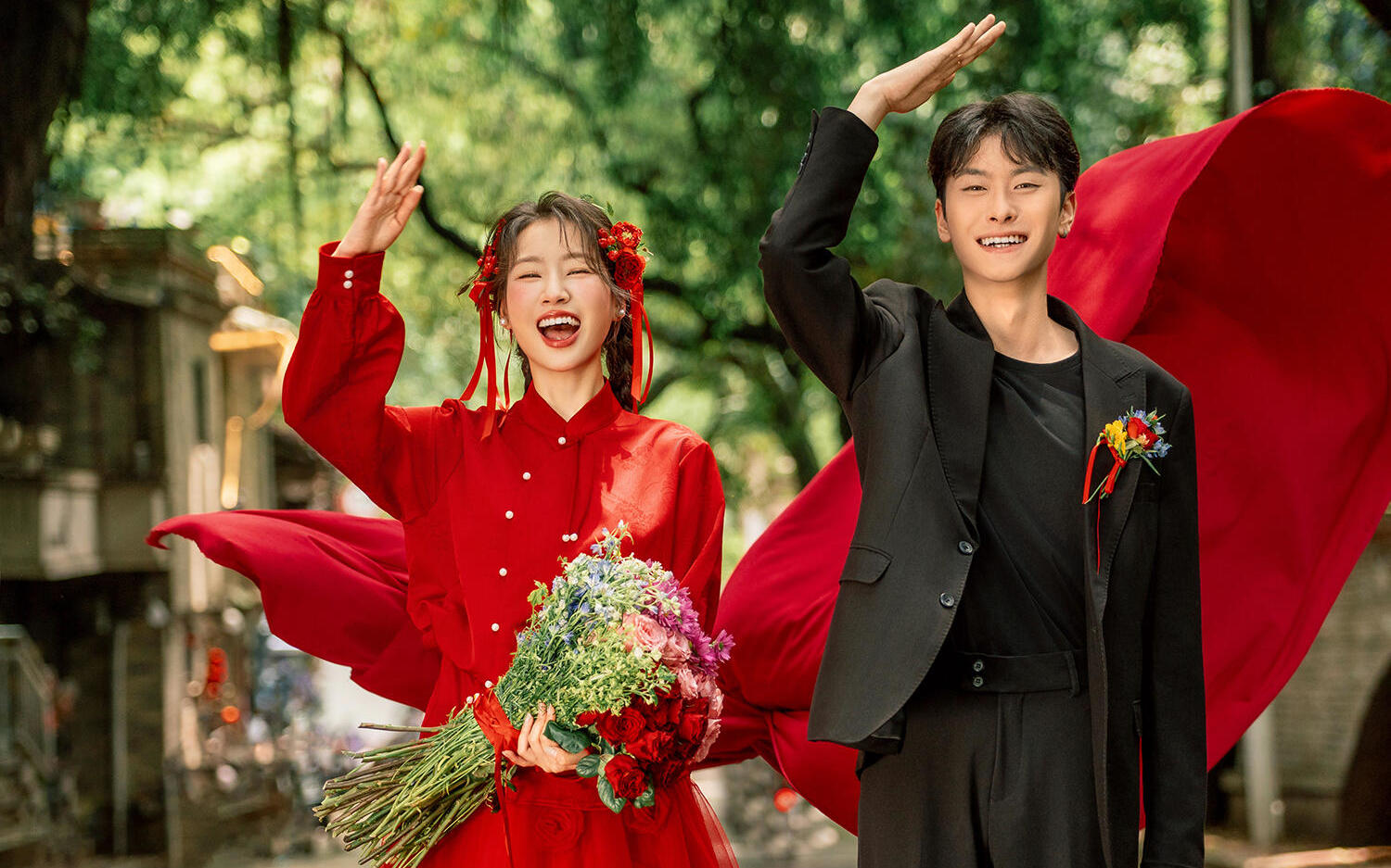 生命力喜嫁风婚纱照❤️满屏都是松弛氛围感|||