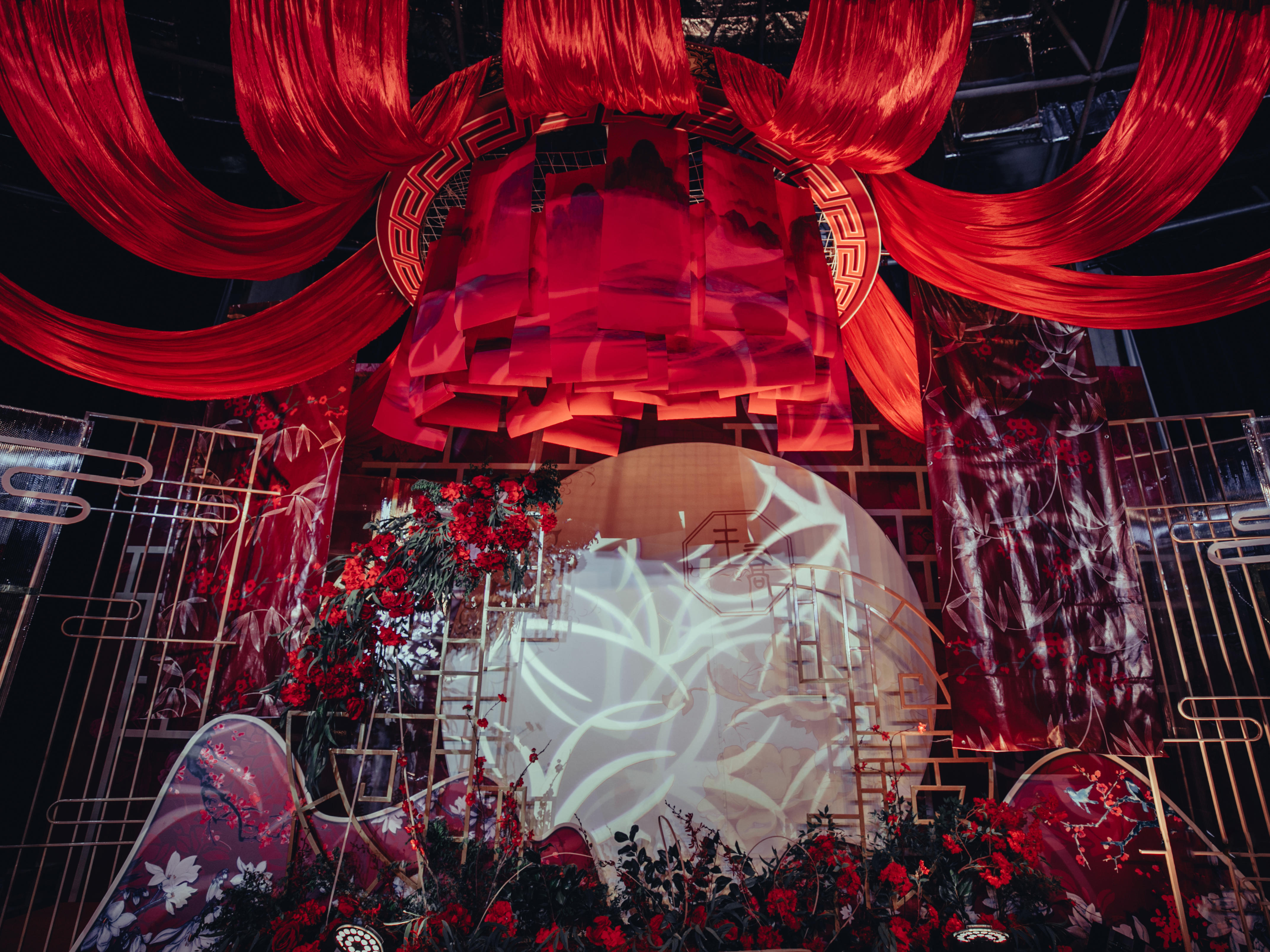 栢悦2019中国红新中式婚礼 仪式感强 简单时尚