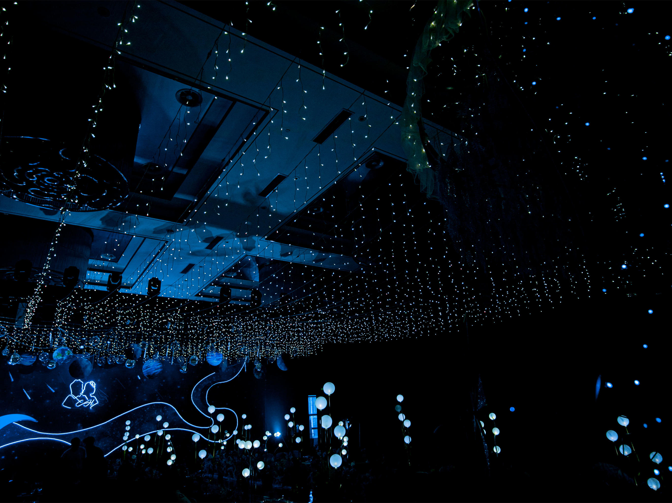 临泉梦幻季婚庆酒店蓝色星空梦幻主题套餐