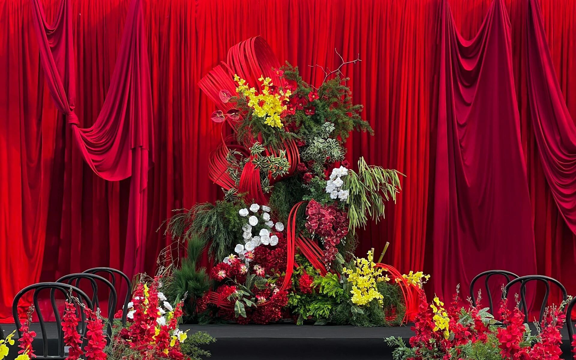 紅色系布滿婚禮