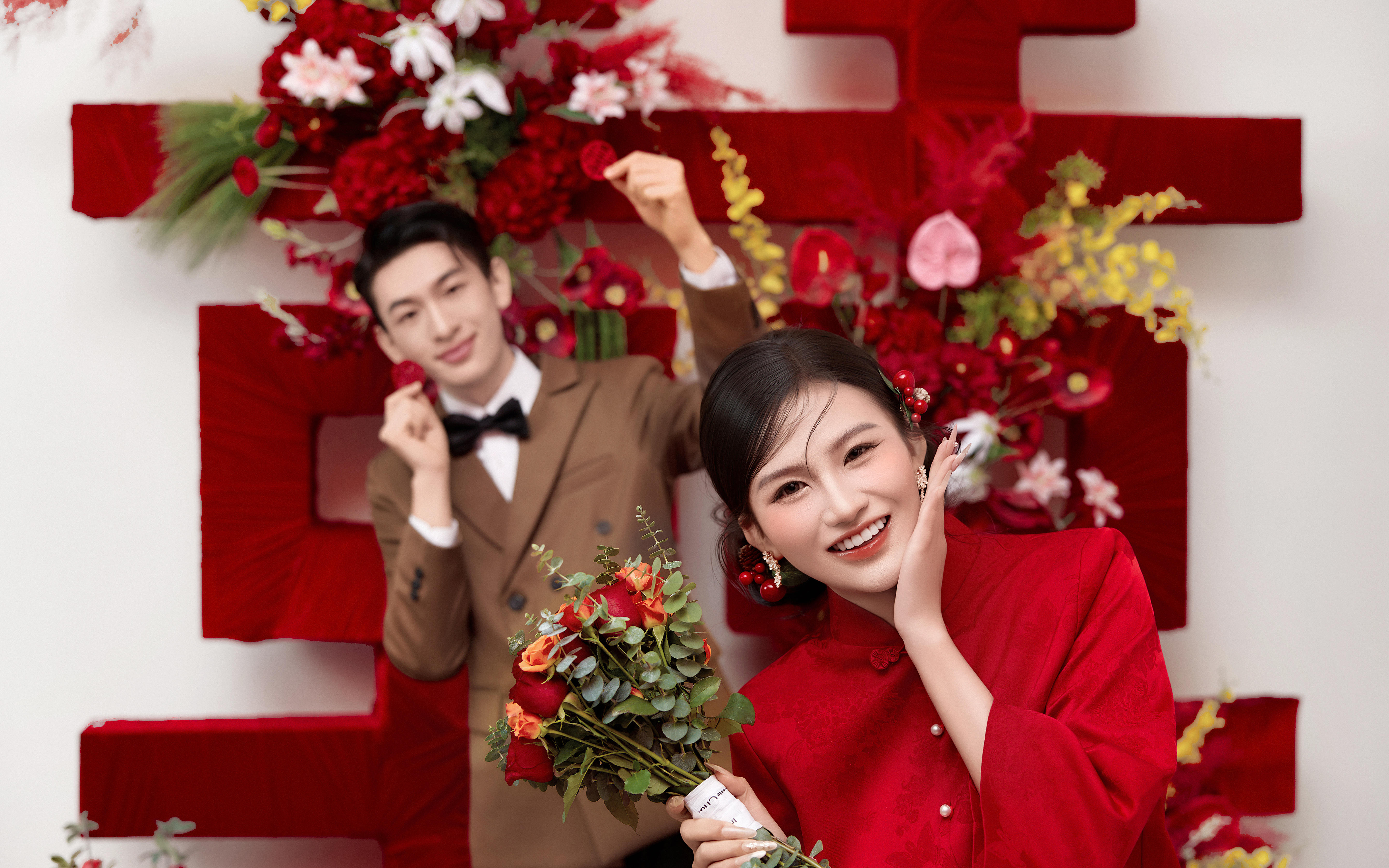 【中式喜嫁婚照】红妆映深情，拍中式婚嫁浪漫帧