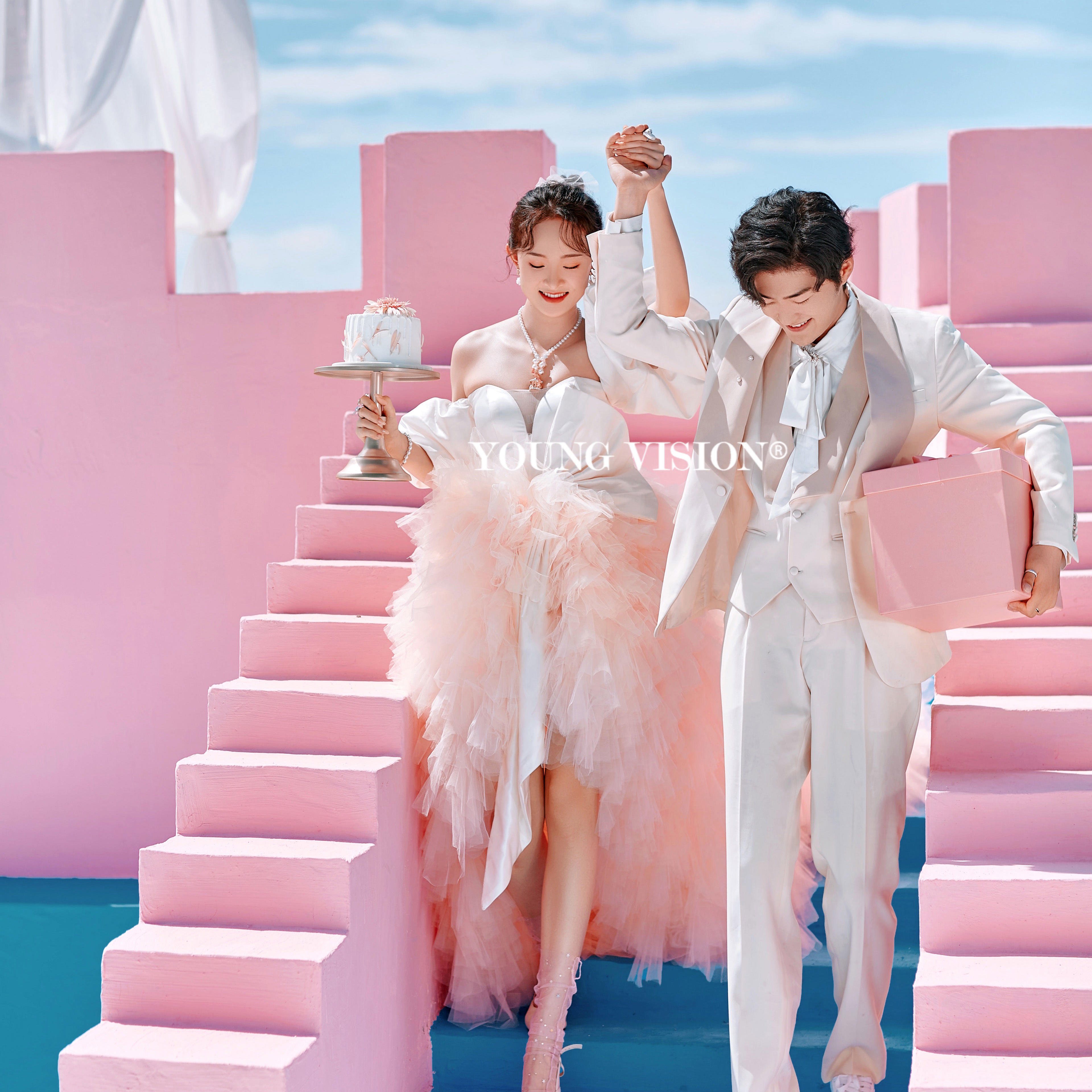 漾视觉 | 走进圣托里尼 | 小众马卡龙浪漫城堡