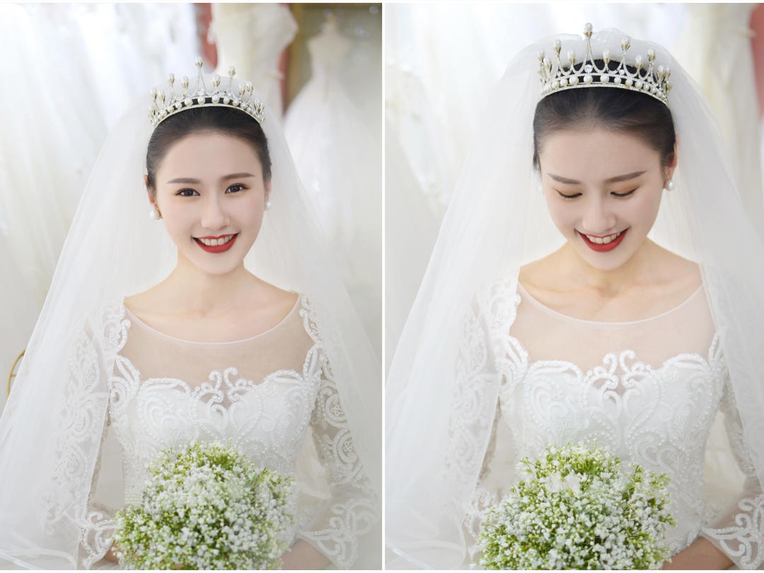 人气特惠婚纱礼服三件套+资深化妆师市内午宴跟妆