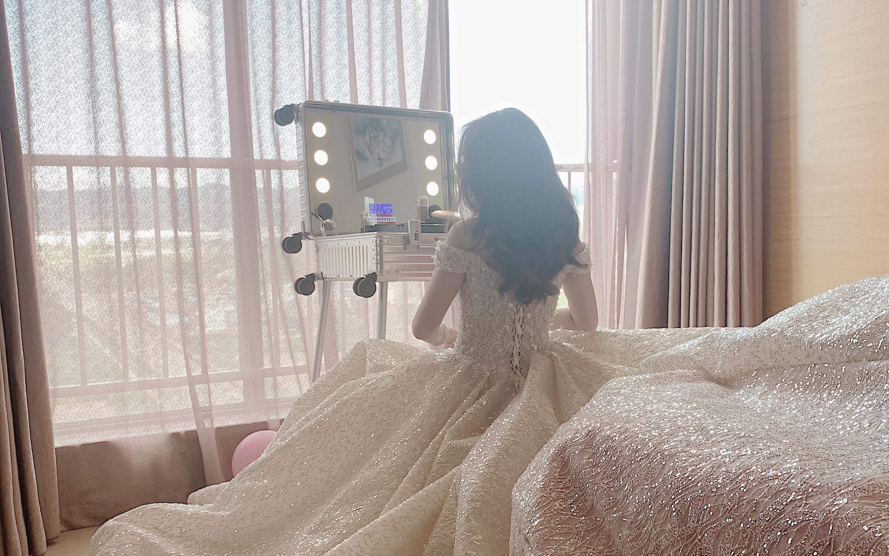 婚礼跟妆定制唯美白纱新娘花絮