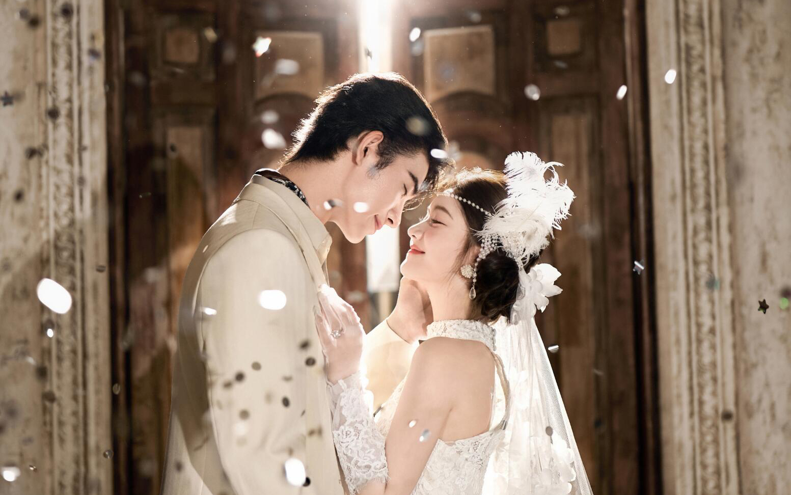 复古氛围感婚纱照美疯了｜好有电影感