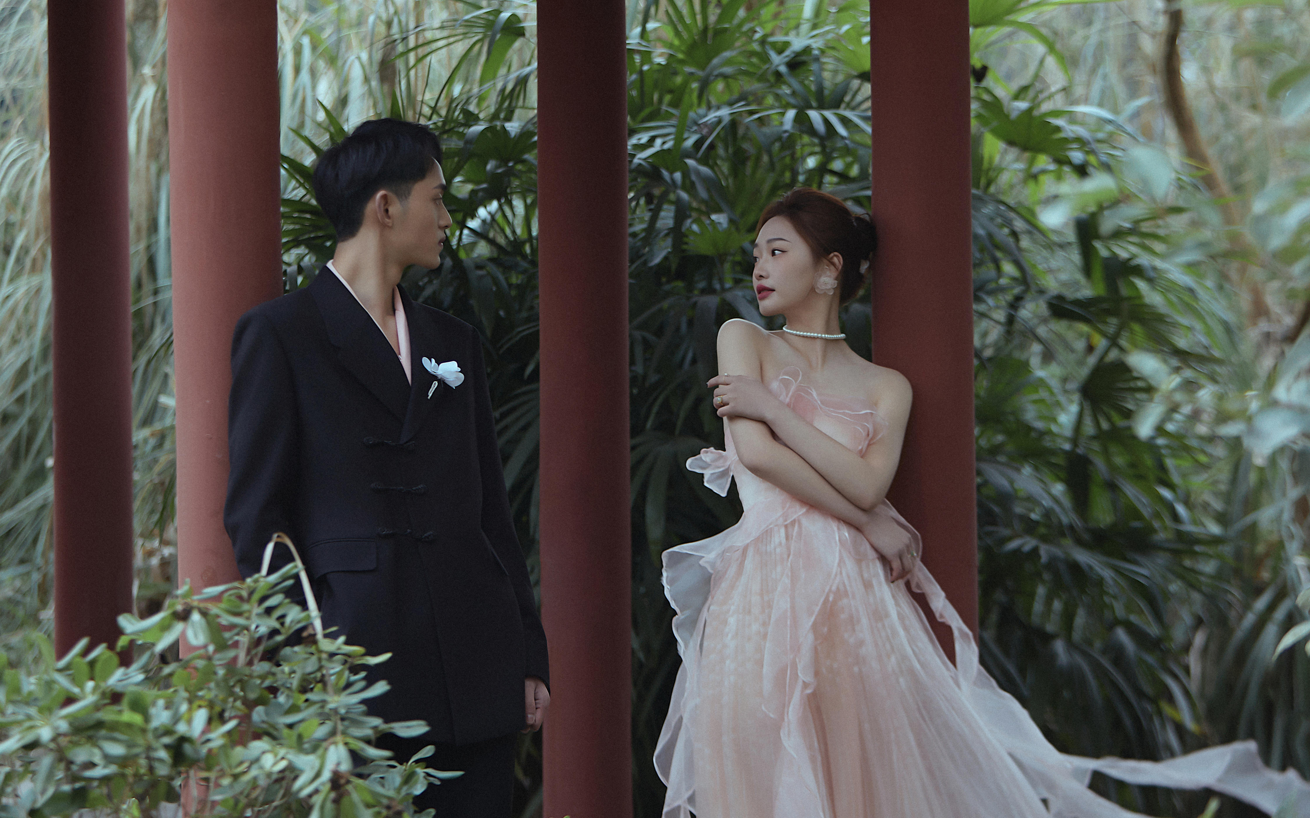 小众氛围感婚纱照