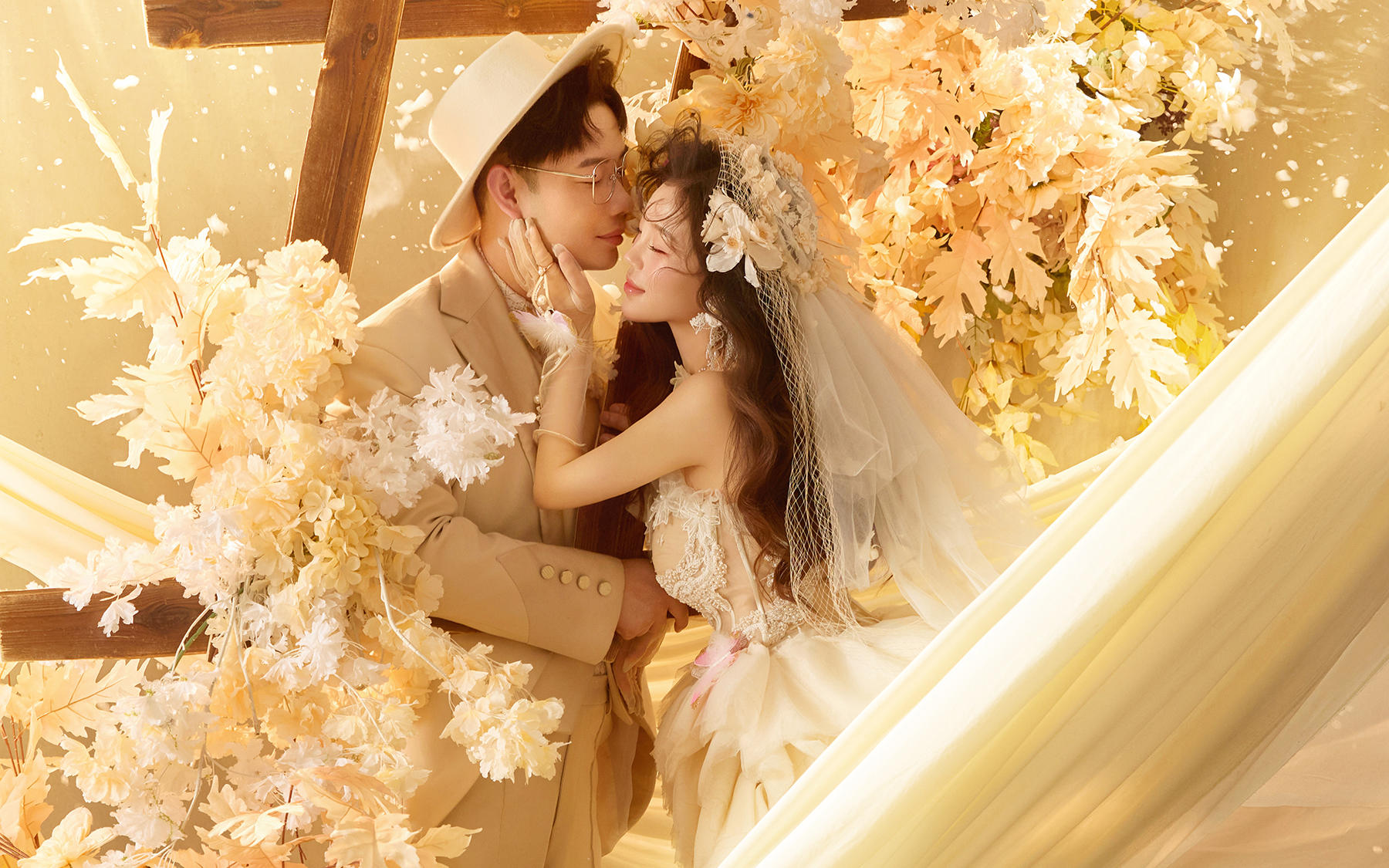 【真实客片】内景婚纱照丨冉洋瑞&张堂秀