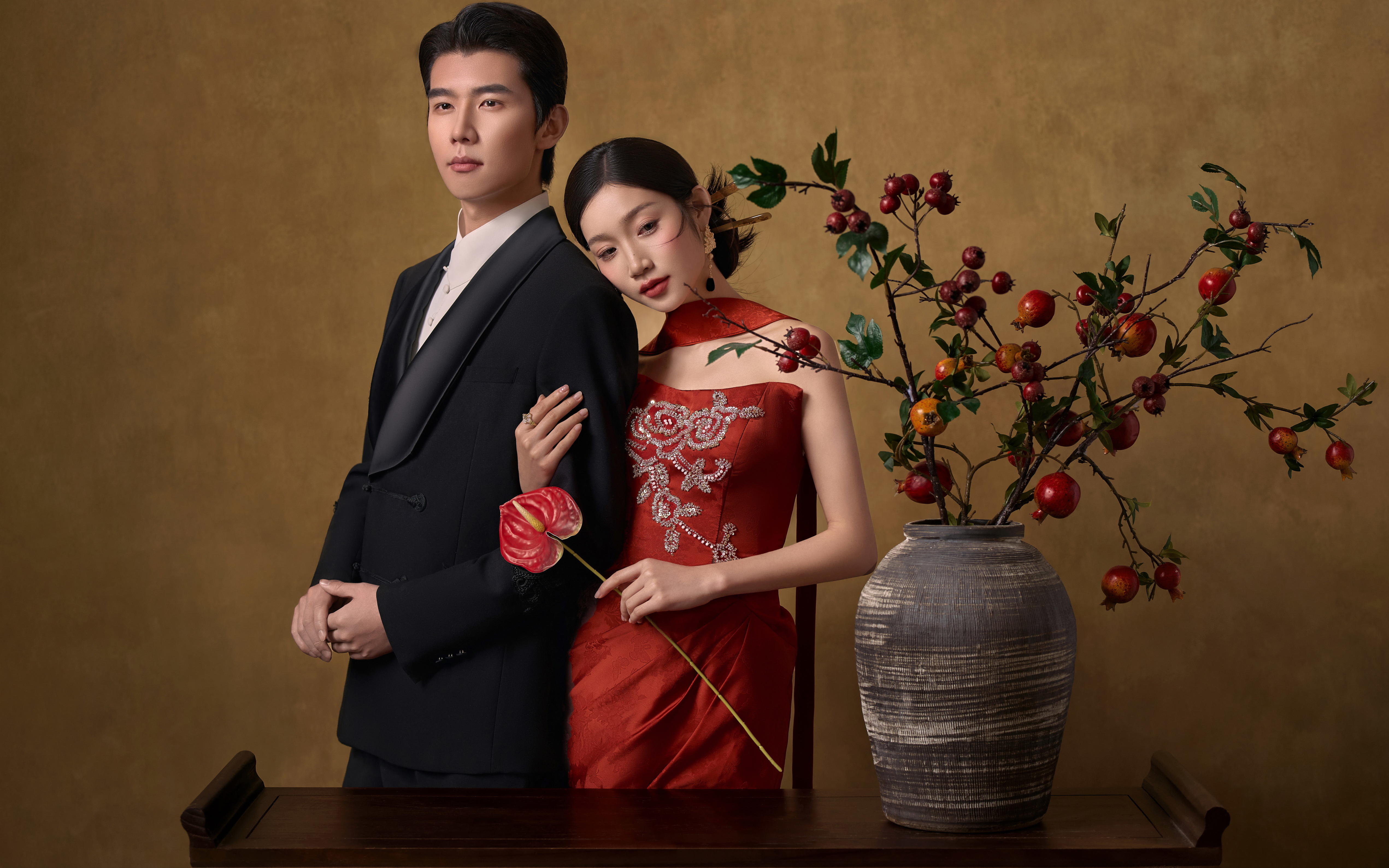 期待已久的復古喜嫁婚紗照??真的太甜啦