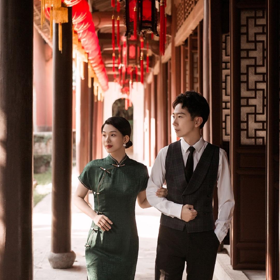 爱慕 | 园林复古系列婚纱照