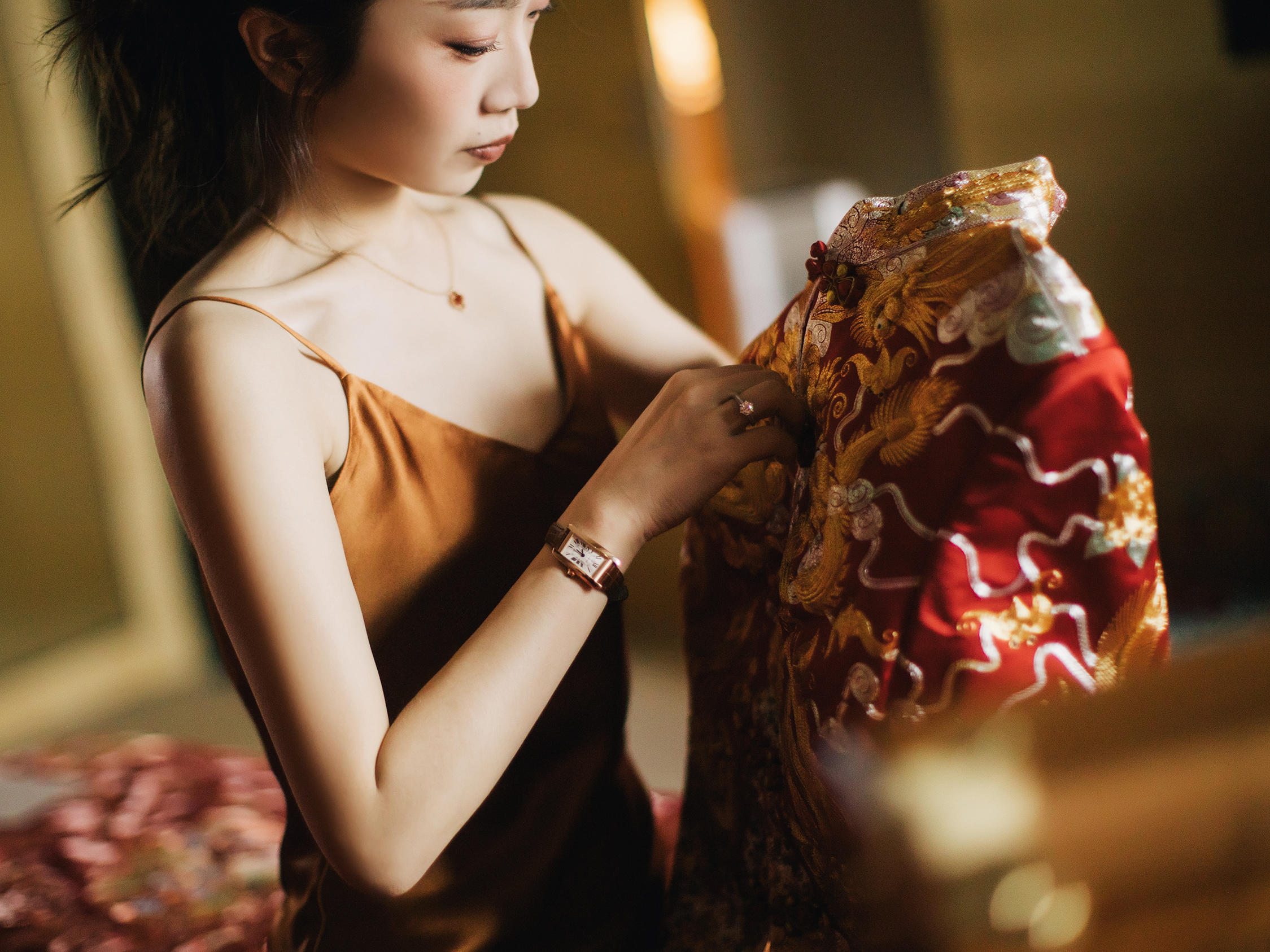 【龙凤褂】新娘出门小五福