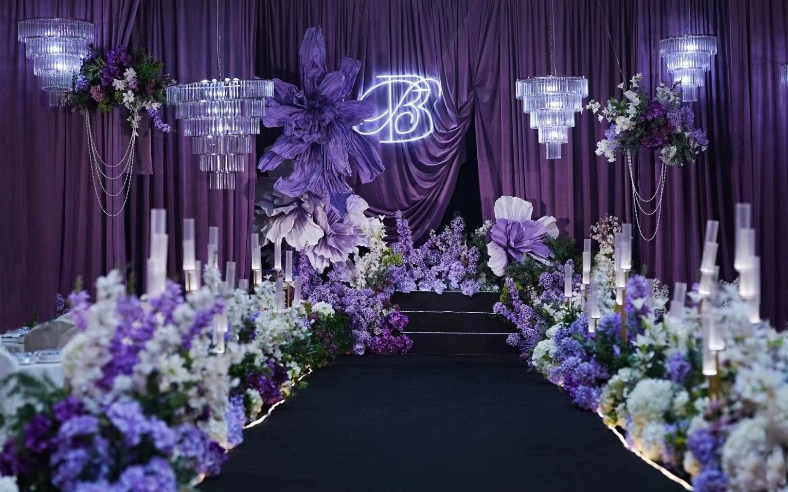 MEMO美慕|浪漫神秘的紫色婚礼