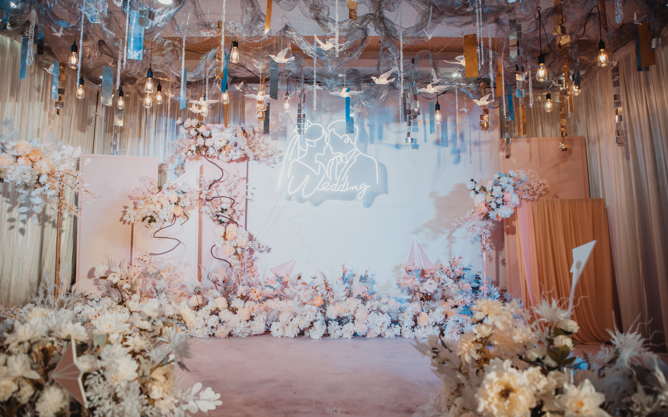 【爱喜婚礼】 小场地也能做出美轮美奂的感觉