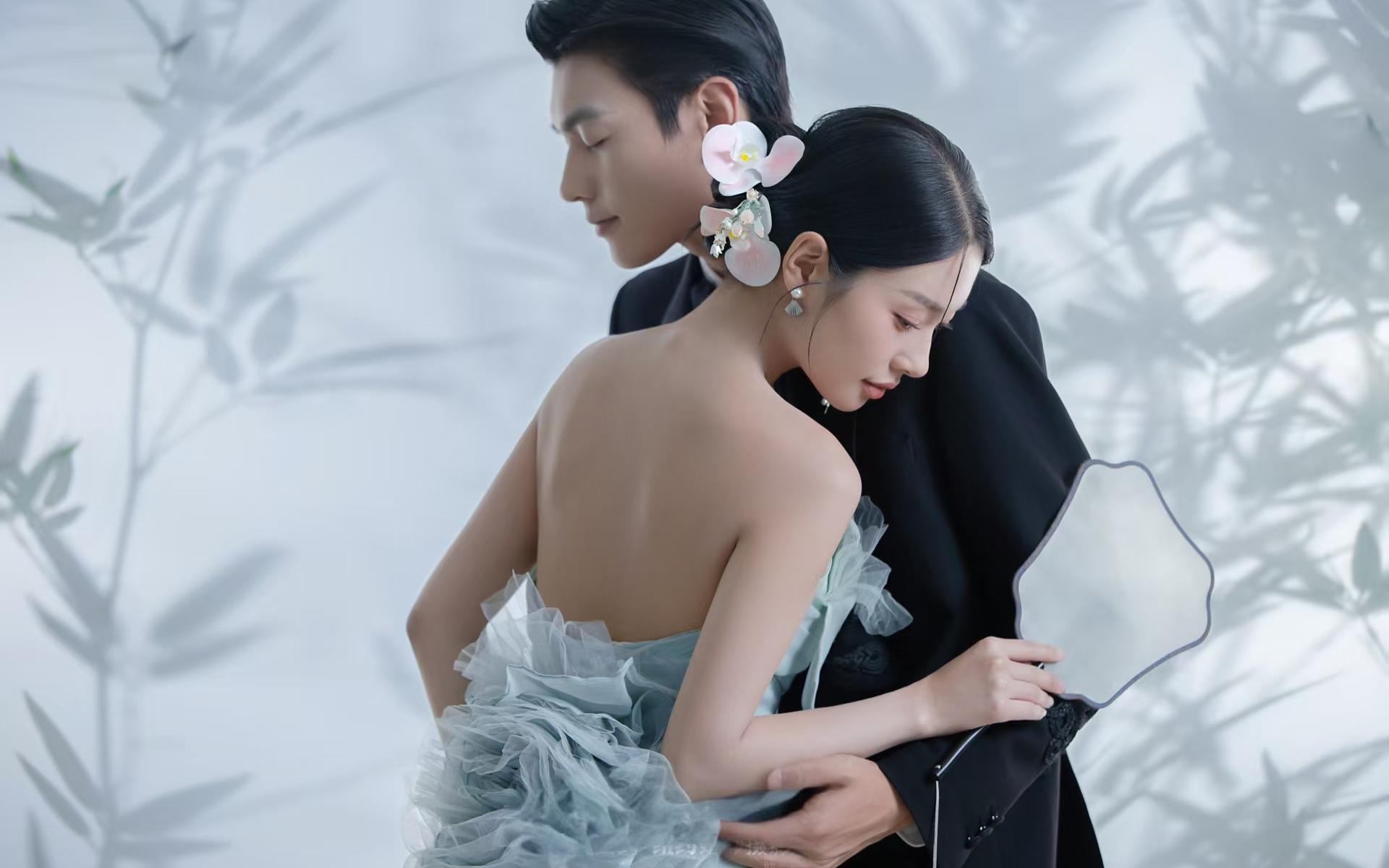 一眼心动~工笔画婚纱照 | 画中人亦是心上人
