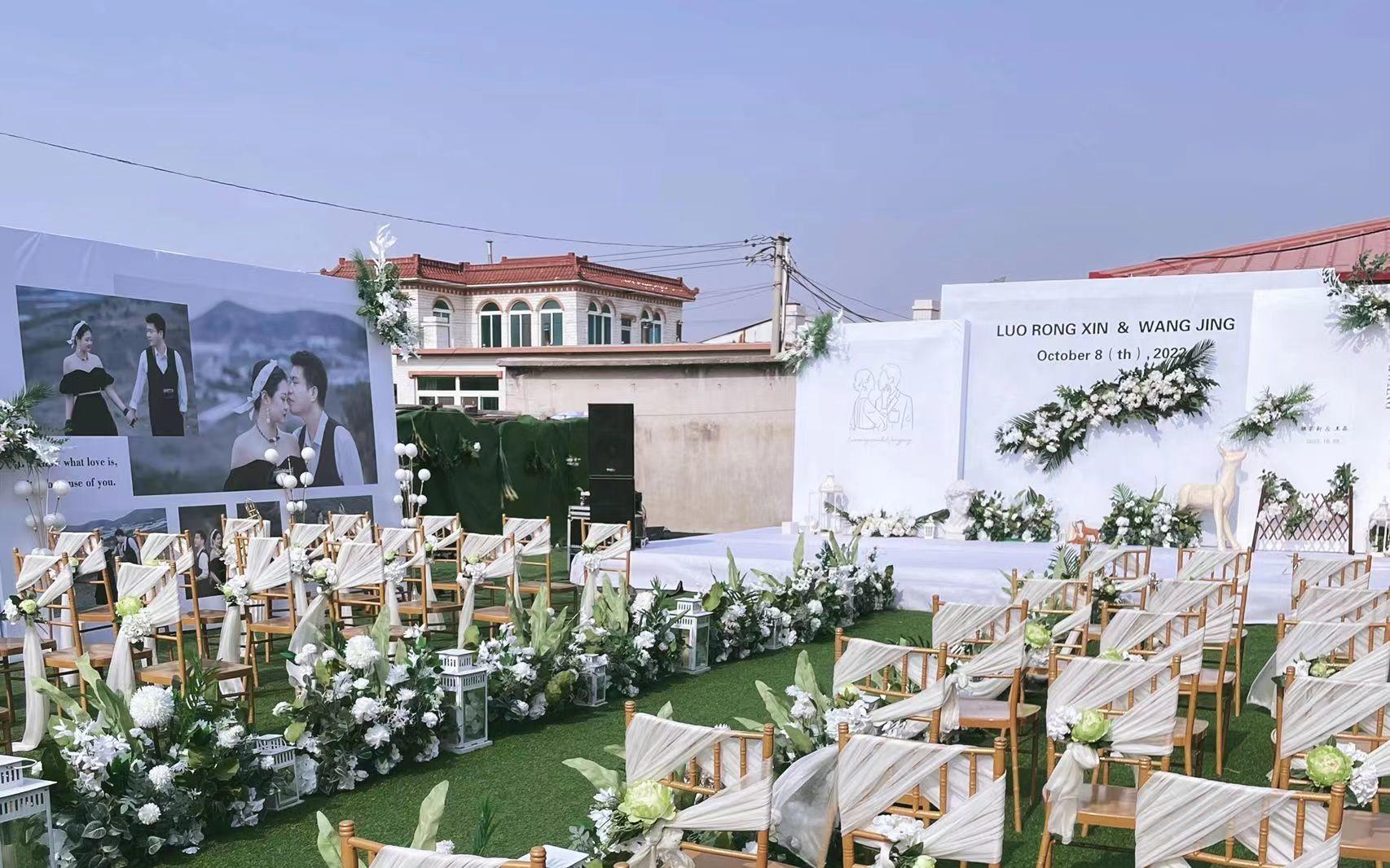 韩式森系户外婚礼