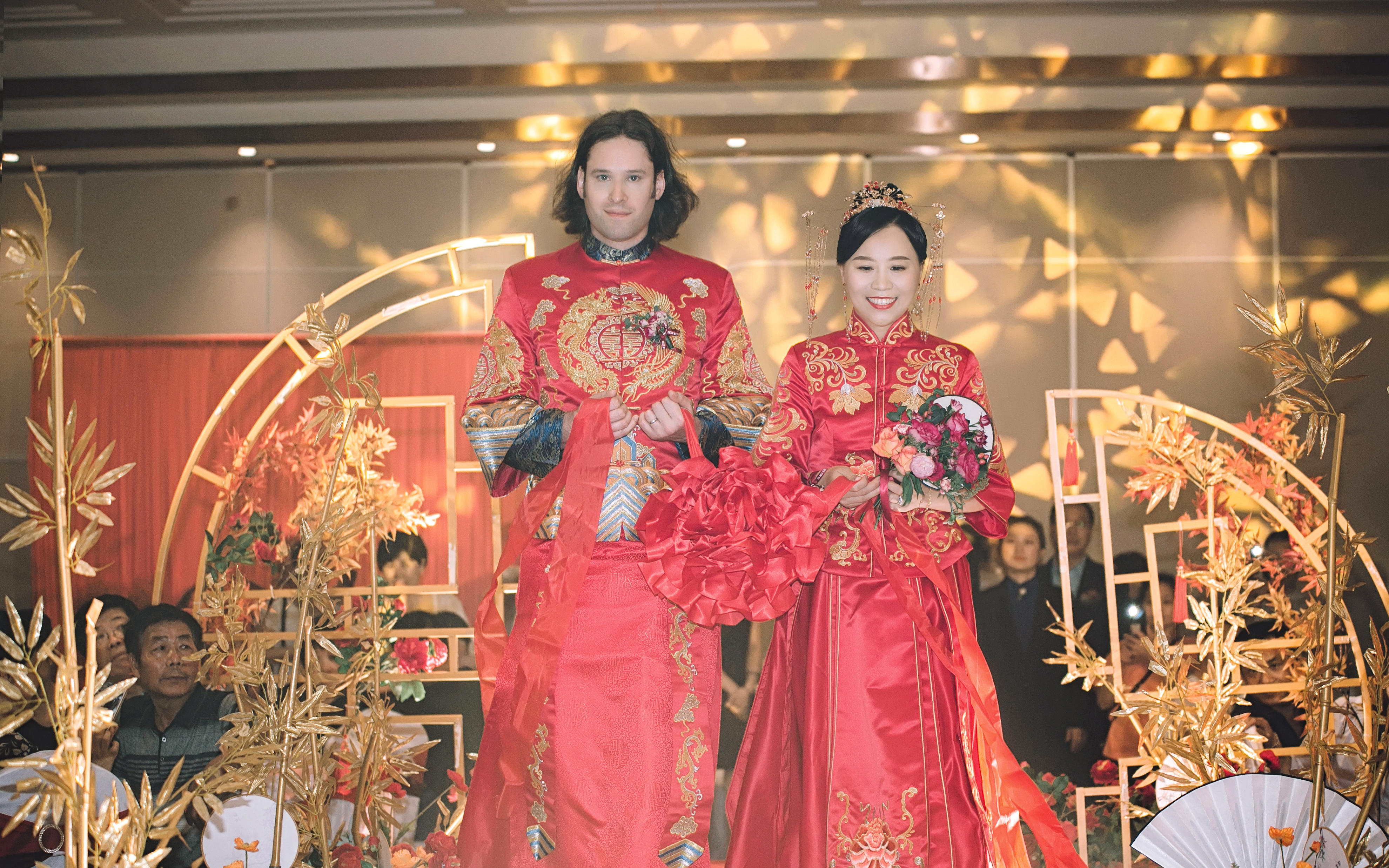 新中式红色系婚礼——中德联姻