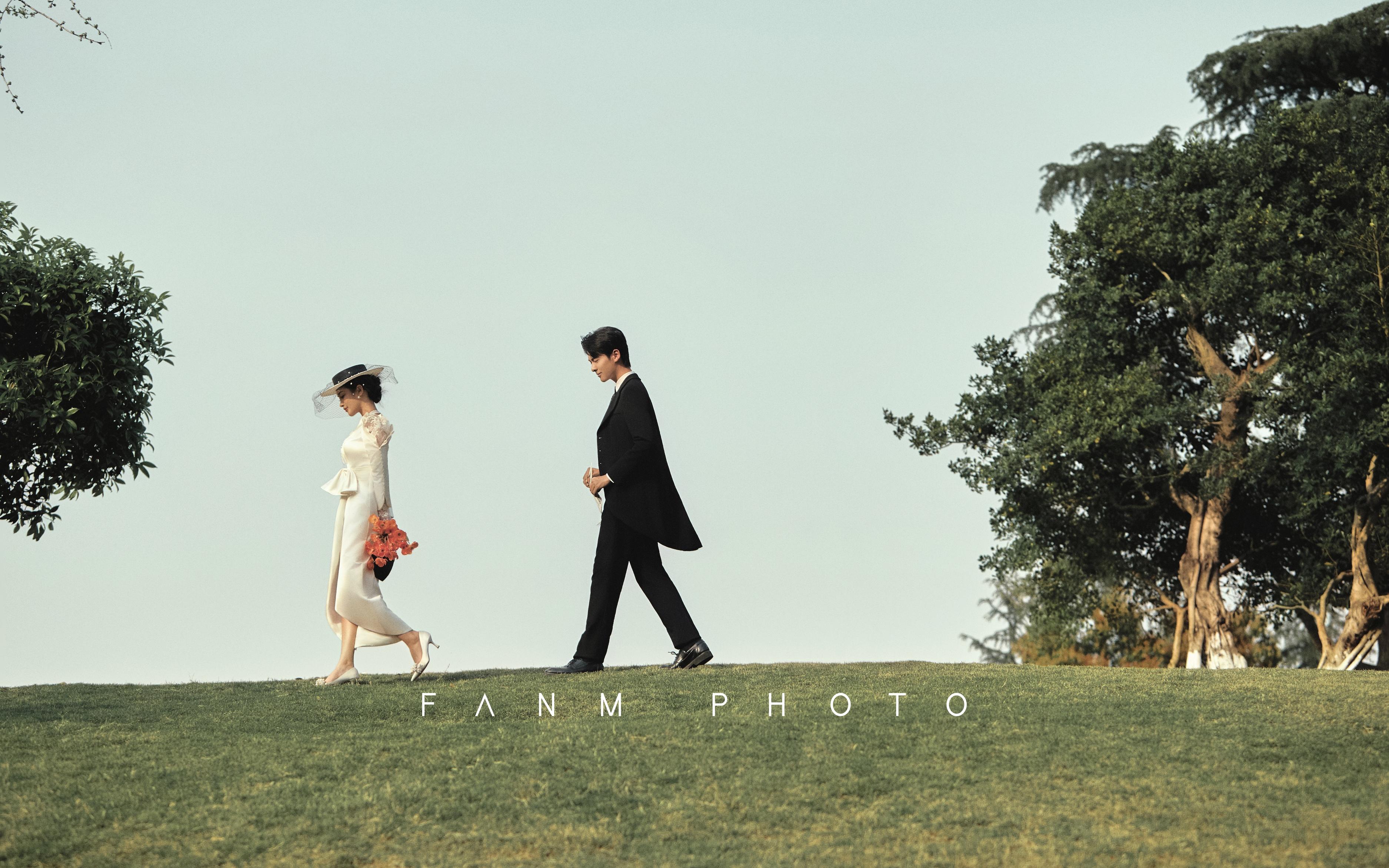 梵梦®原创｜法式庄园赫本风复古婚纱照