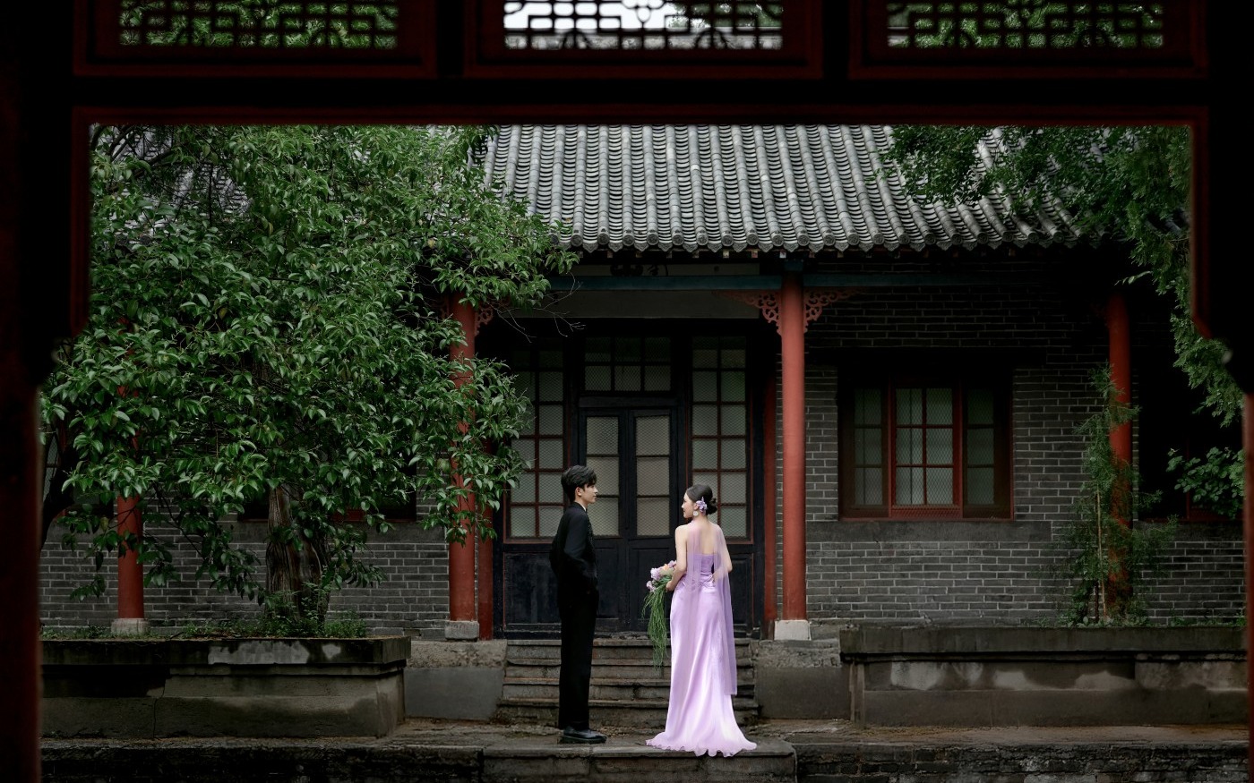 这才是我想拍的园林婚纱照💕｜成片太绝了