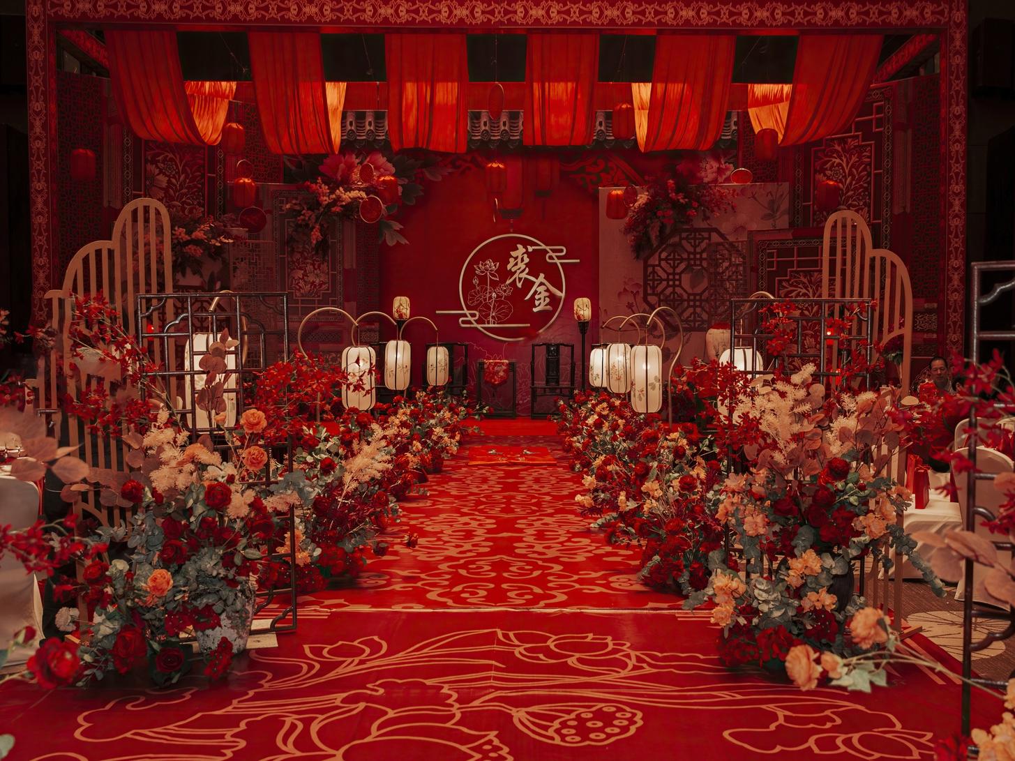 [超值优惠] 中式复古 | 红色系中式婚礼