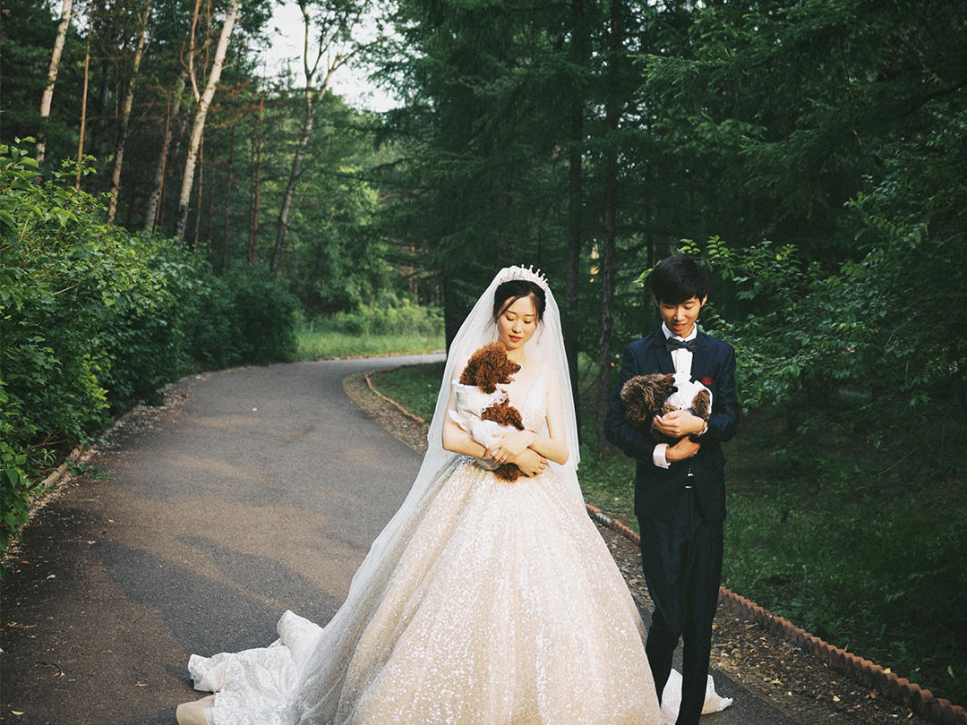 资深档化妆师森系新娘全程跟妆