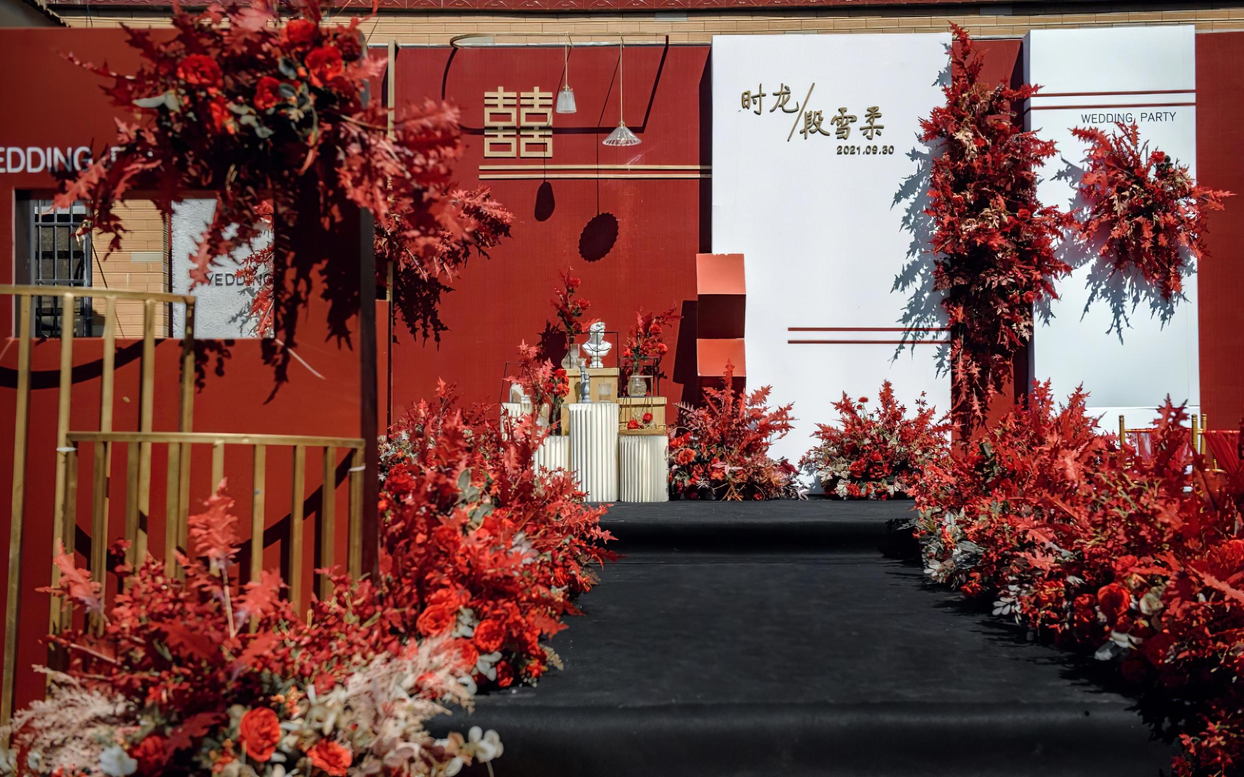 戶(hù)外農(nóng)村小院婚禮