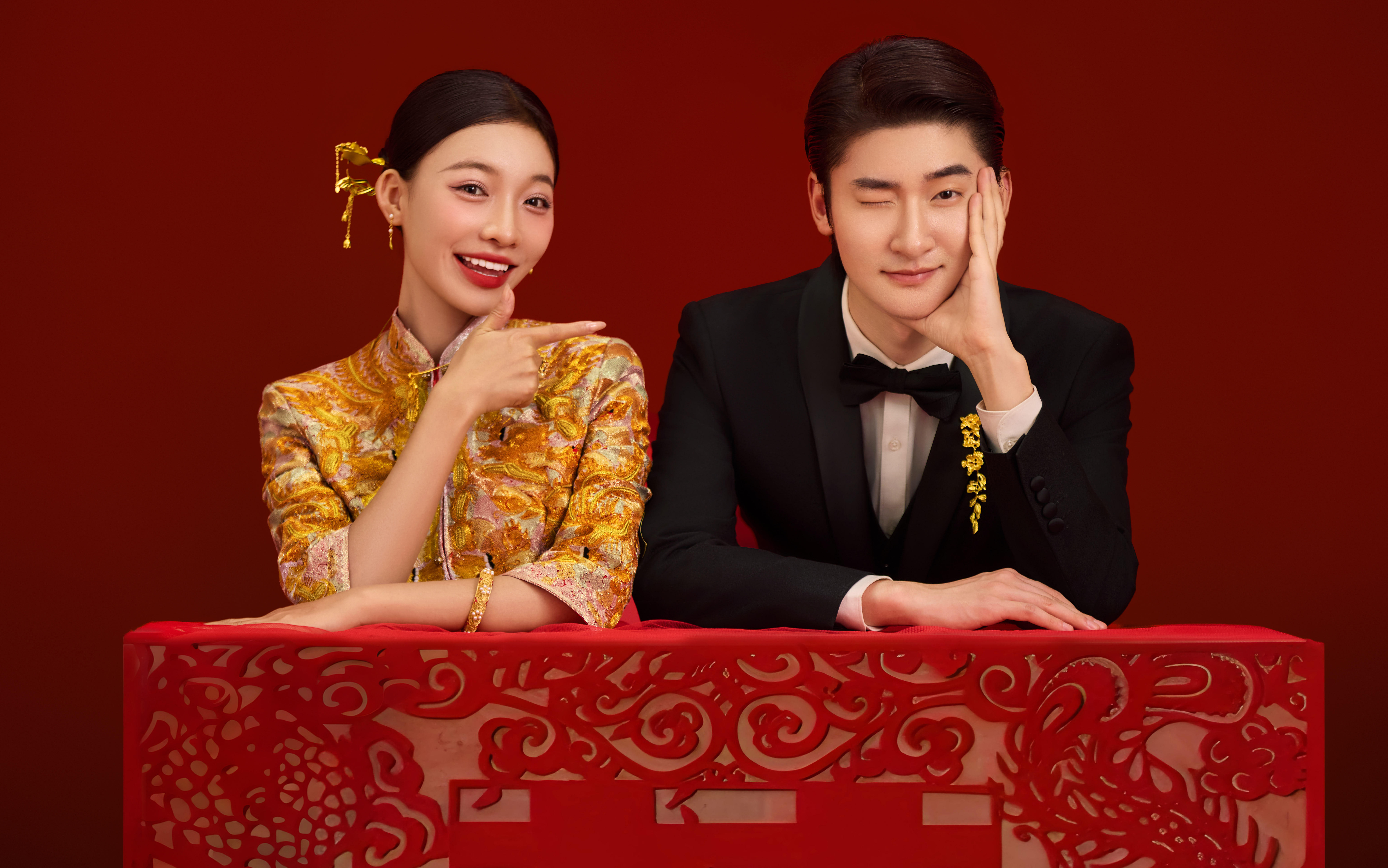 沾沾囍气‼️新中式喜嫁婚纱照甜度超标🍬