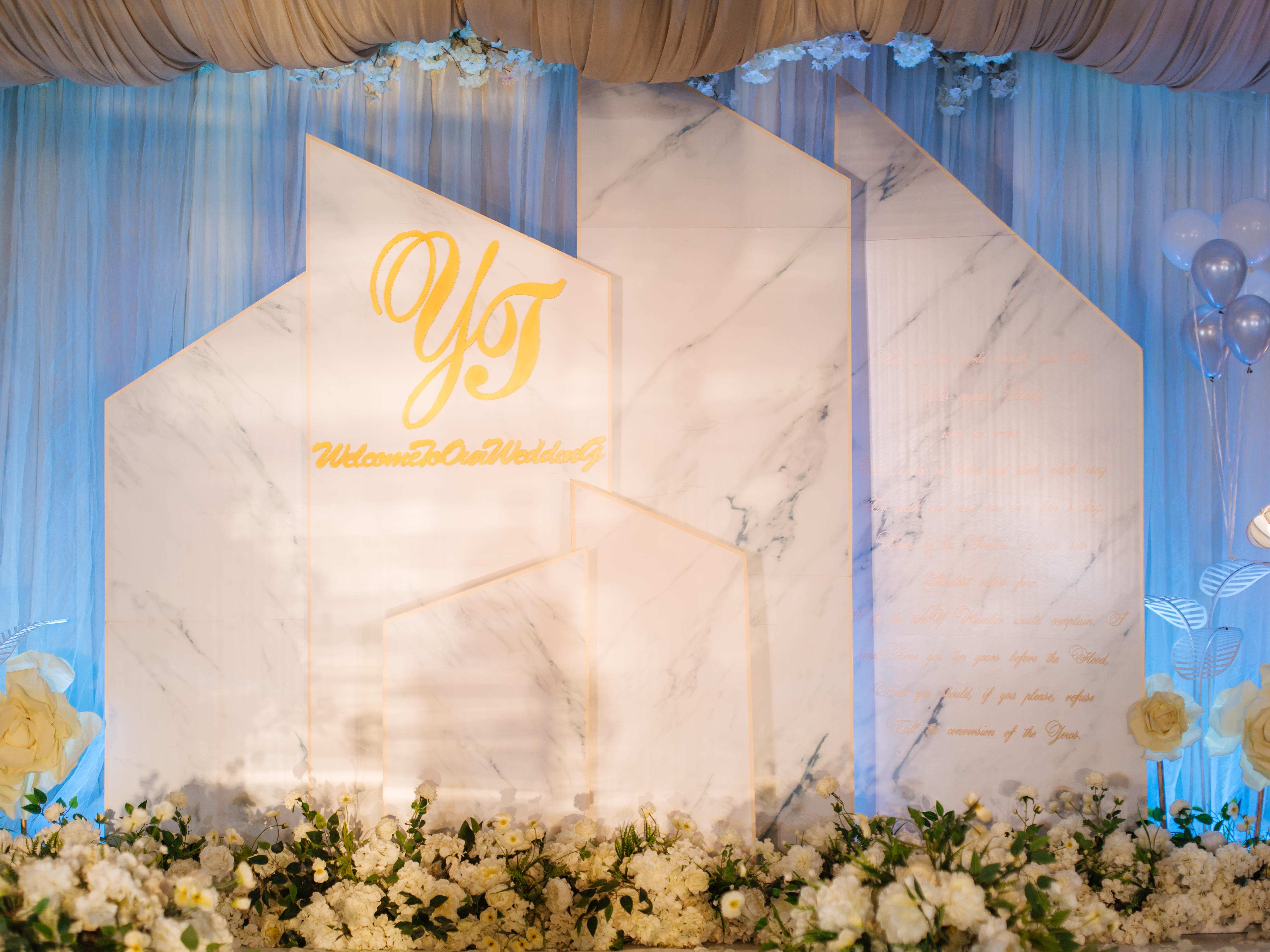 美乐婚礼《白绿清新西式婚礼》